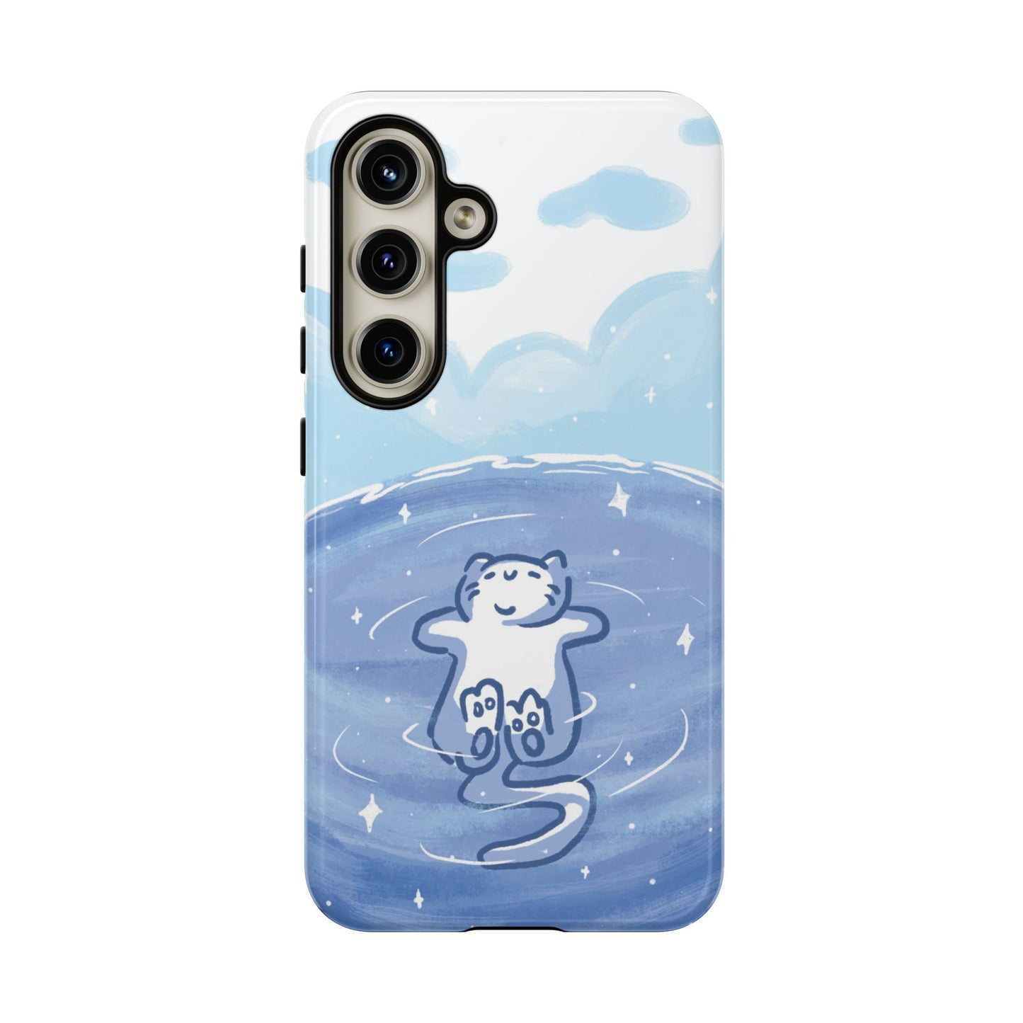 Cat Bathing Moment Phone Case