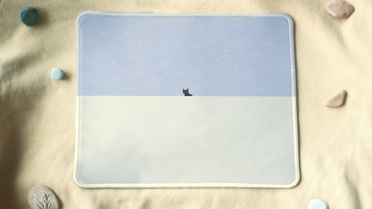 Black Cat Desk Pad