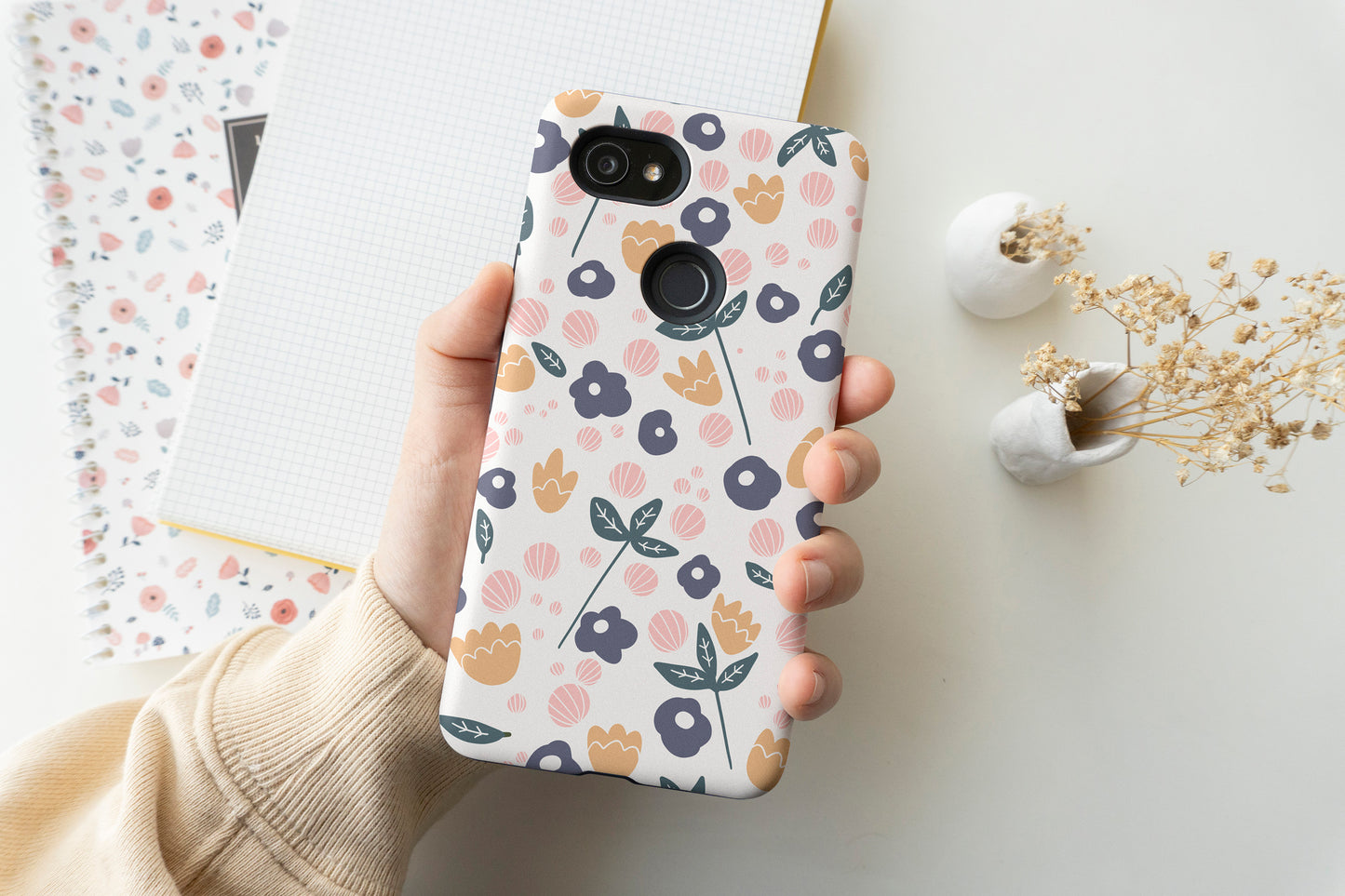 Flower & The Shells Phone Case