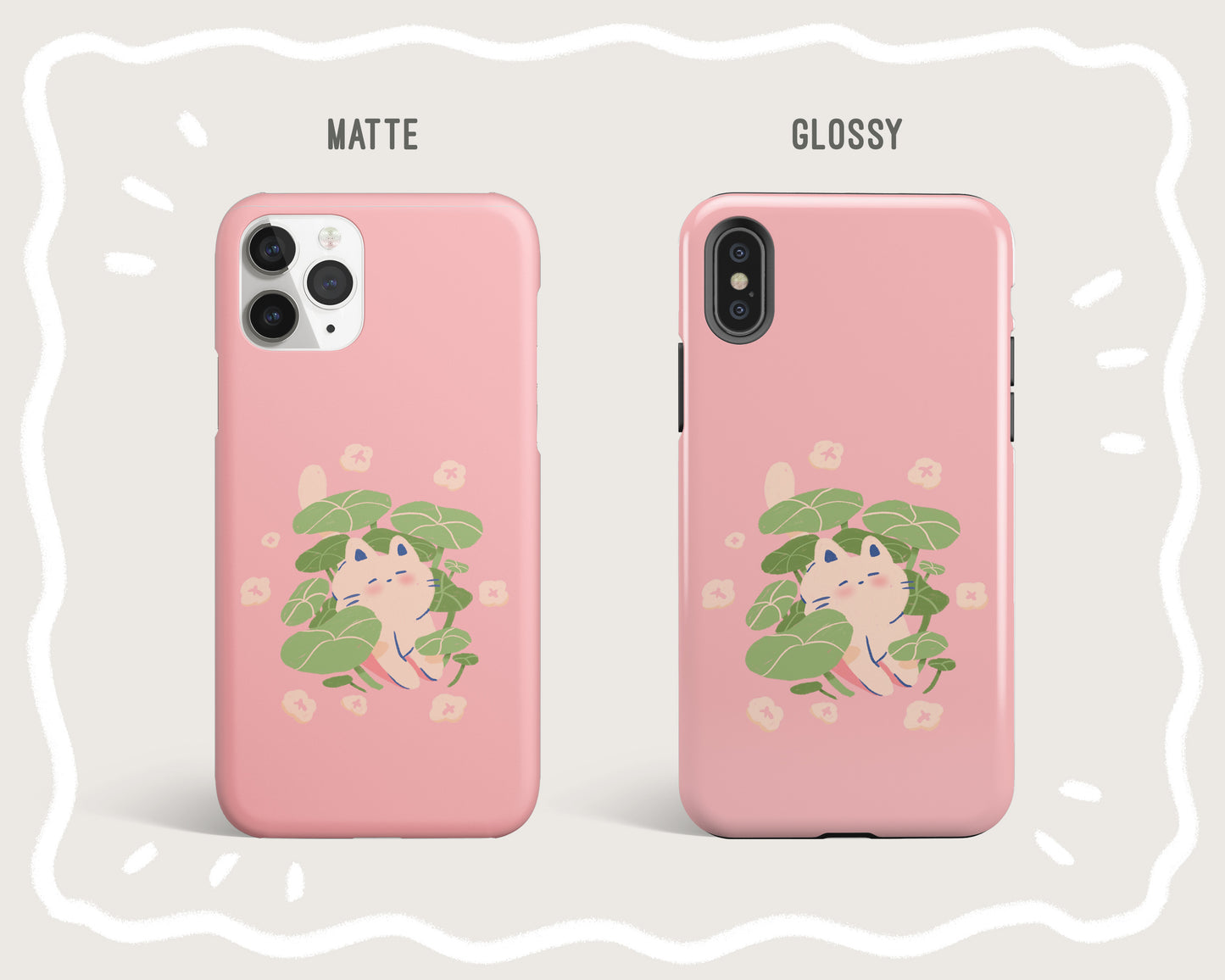 Secret Garden Cat Phone Case