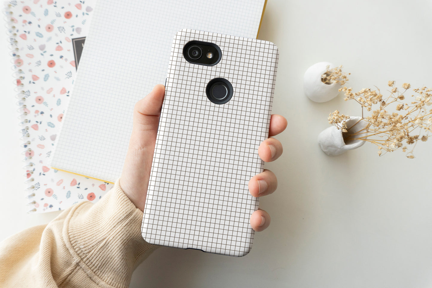 Small Grid Phone Case