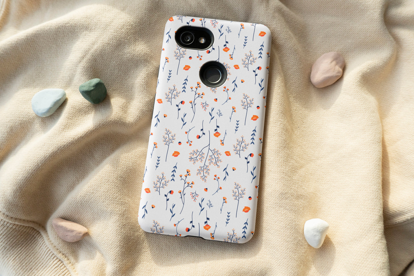 Vintage Flower Pattern Phone Case
