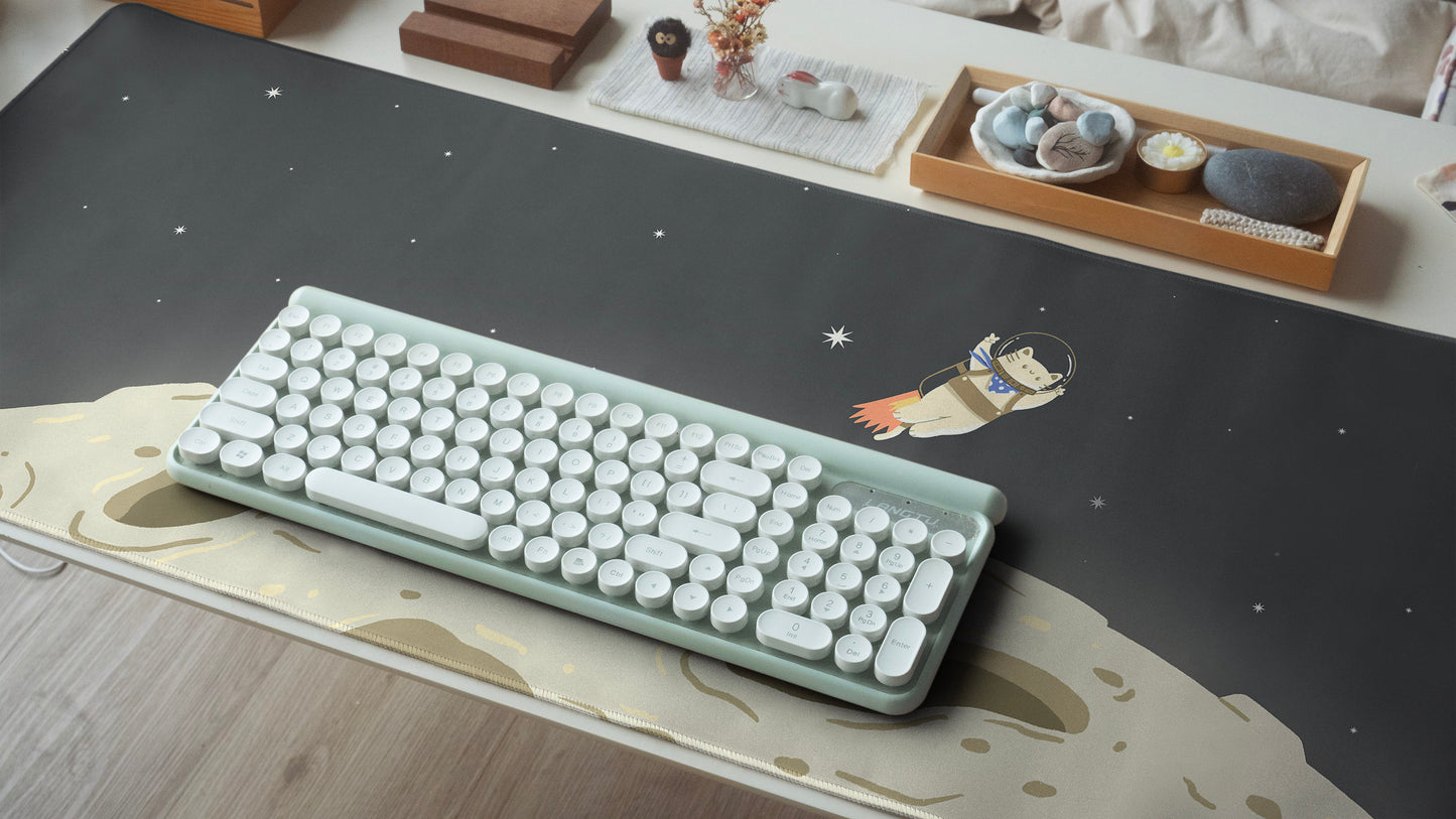 Cat Astronaut Desk Pad
