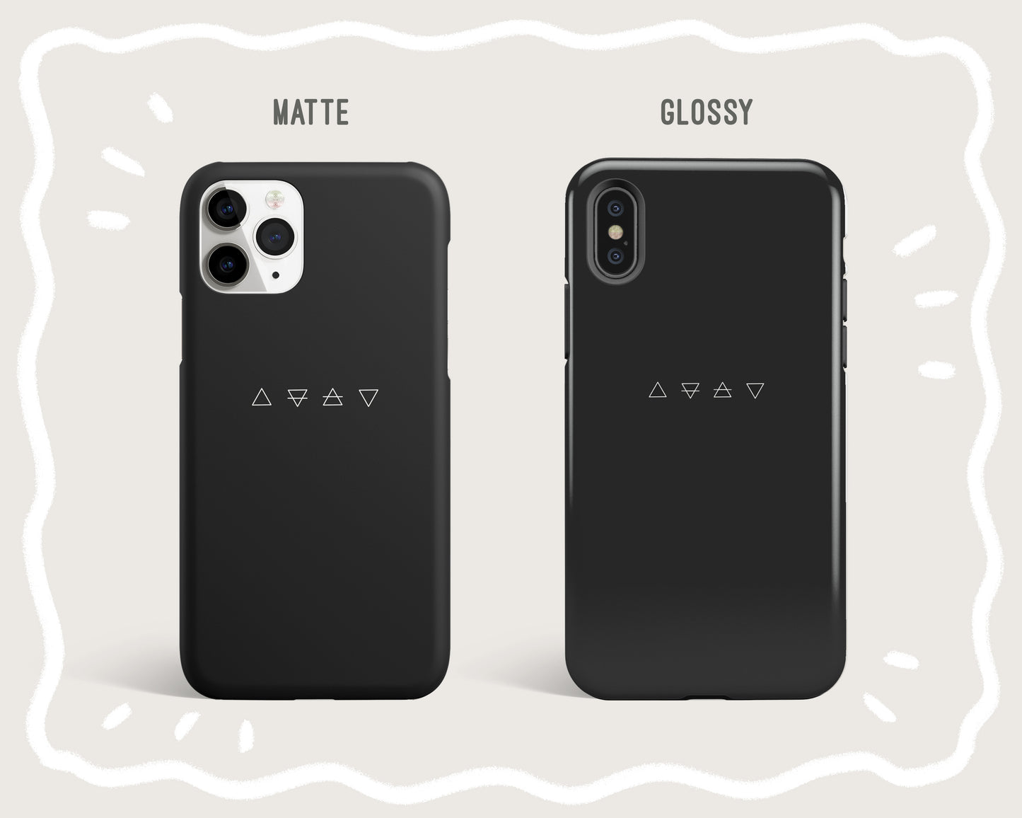 Triangle - Dark Phone Case
