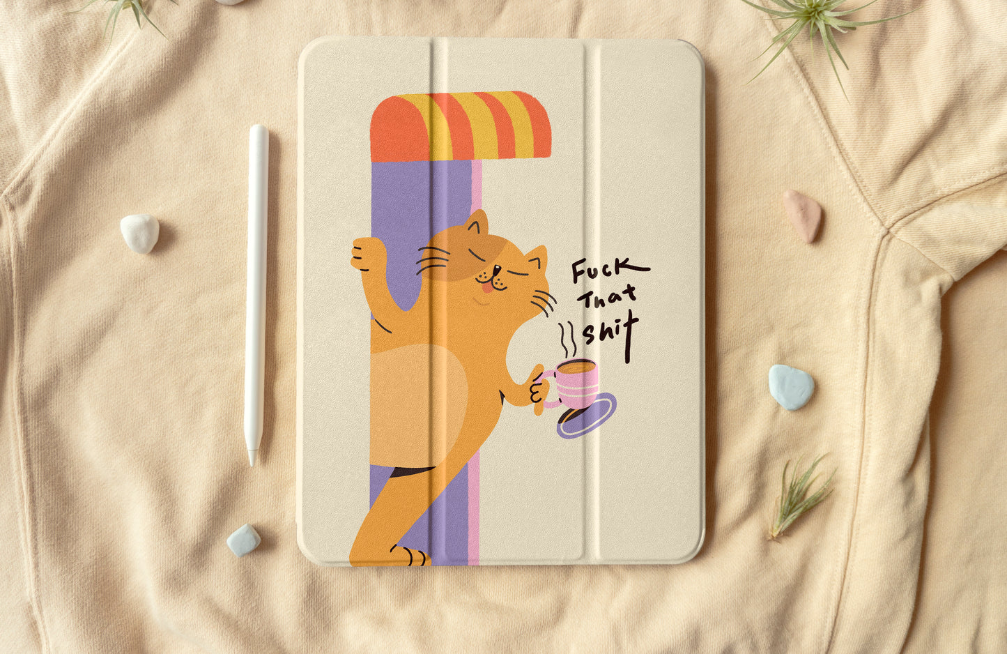 Fuck That Shit Cat iPad Case