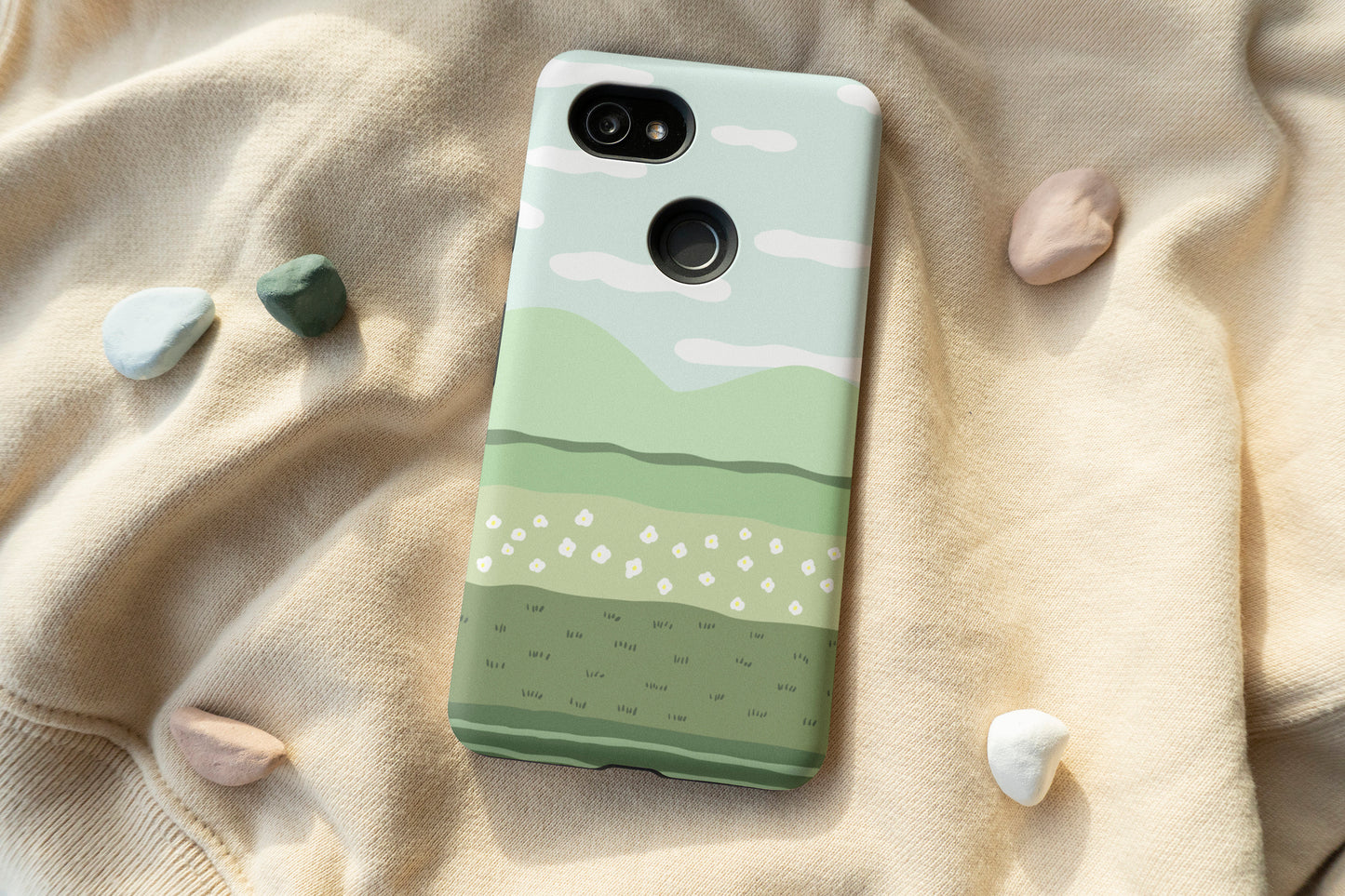 Greenland With Flower Phone Case