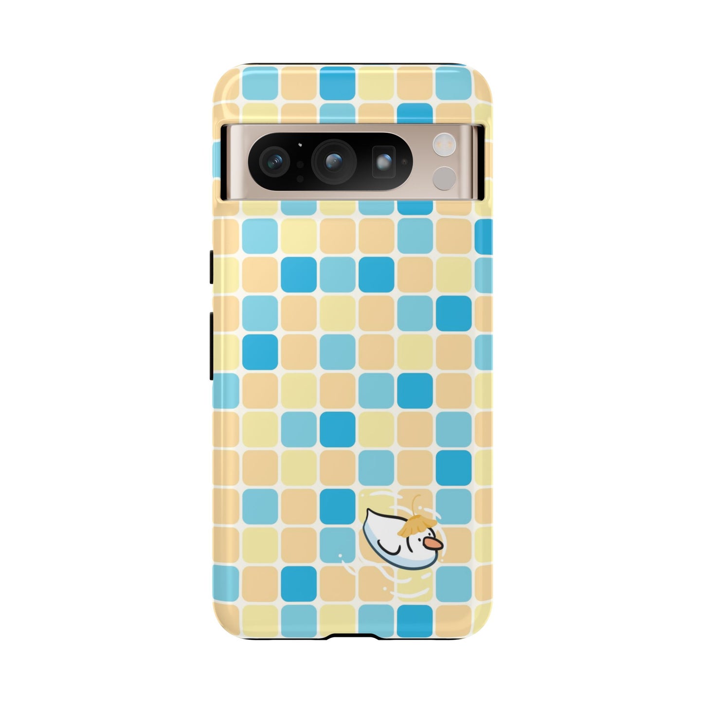 Duck In Swimming Pool Phone Case