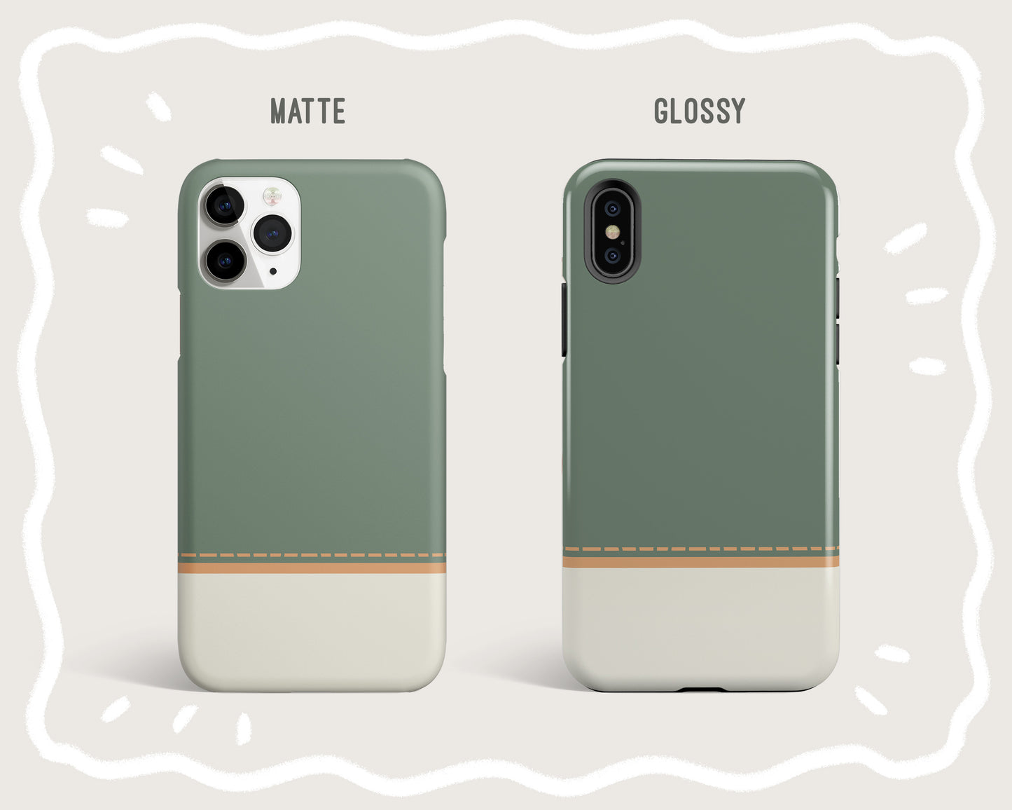Artsy Green Phone Case