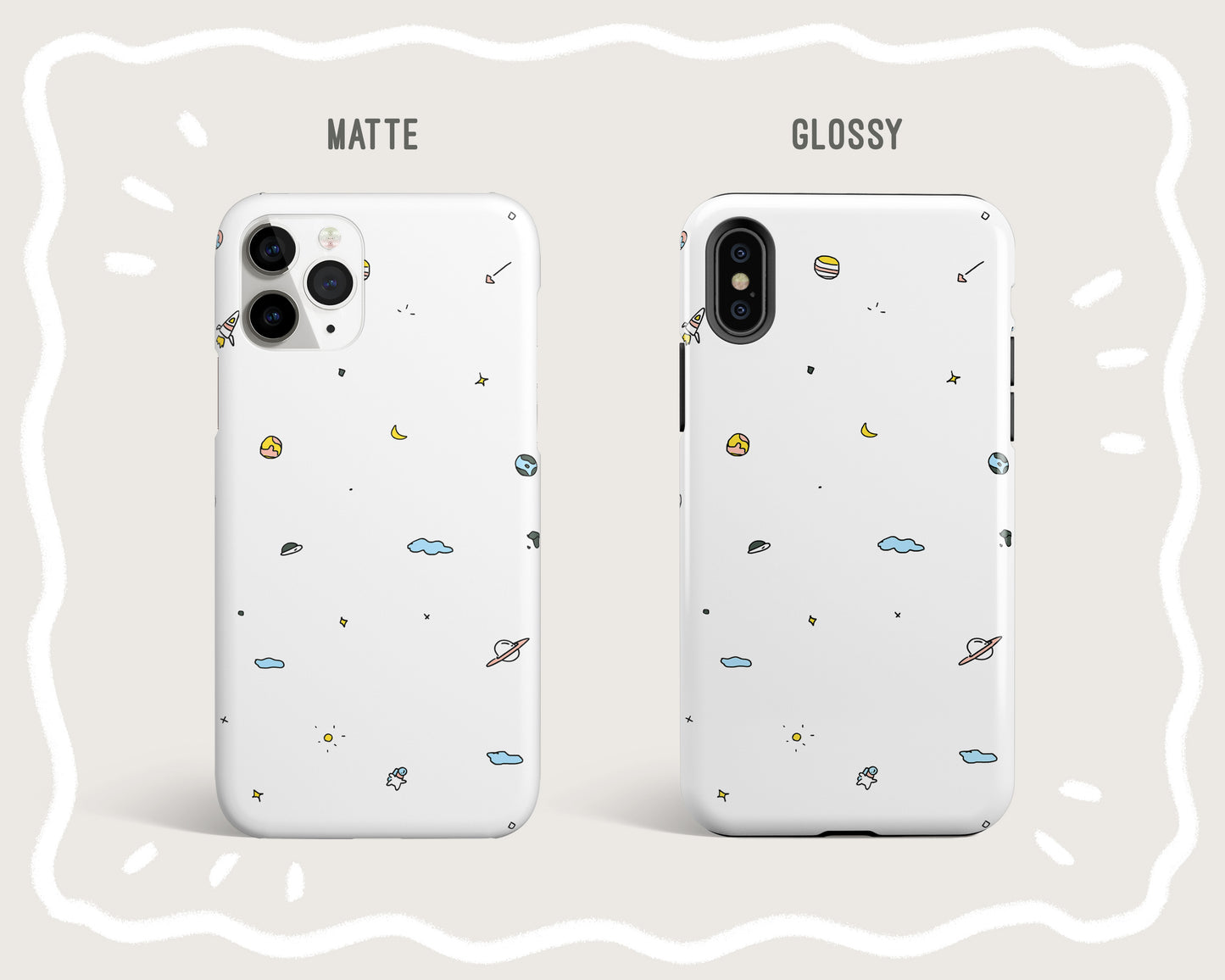 Mini Galaxy Doodles Phone Case