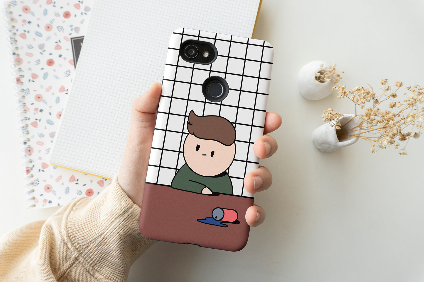 Couple Frustrated Boy Phone Case