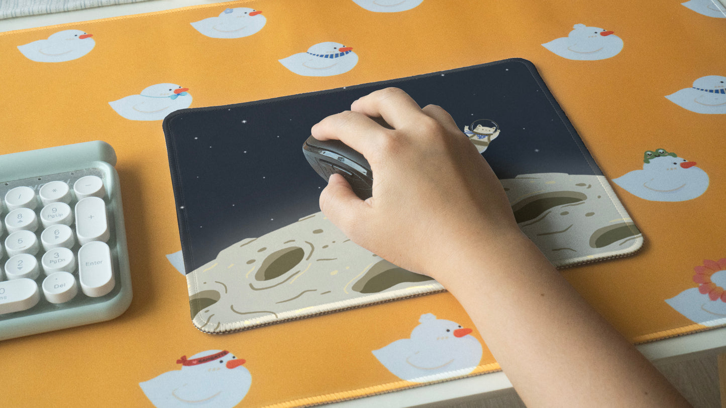 Cat Astronaut Desk Pad