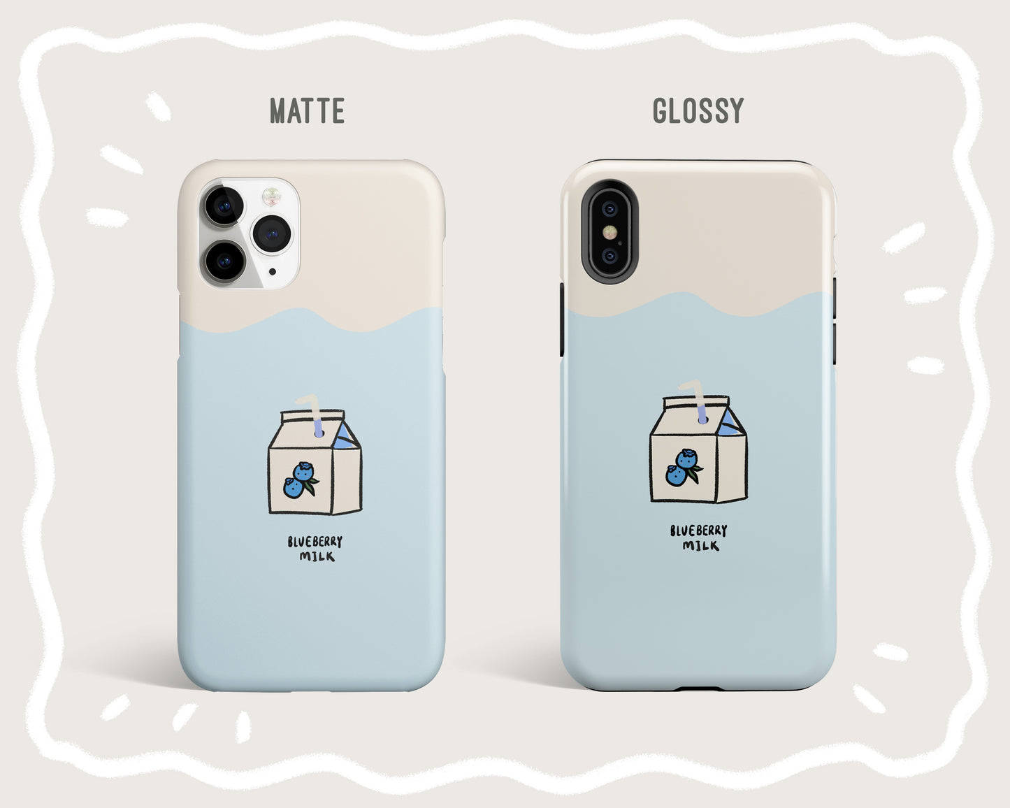 Blueberry Milk Phone Case