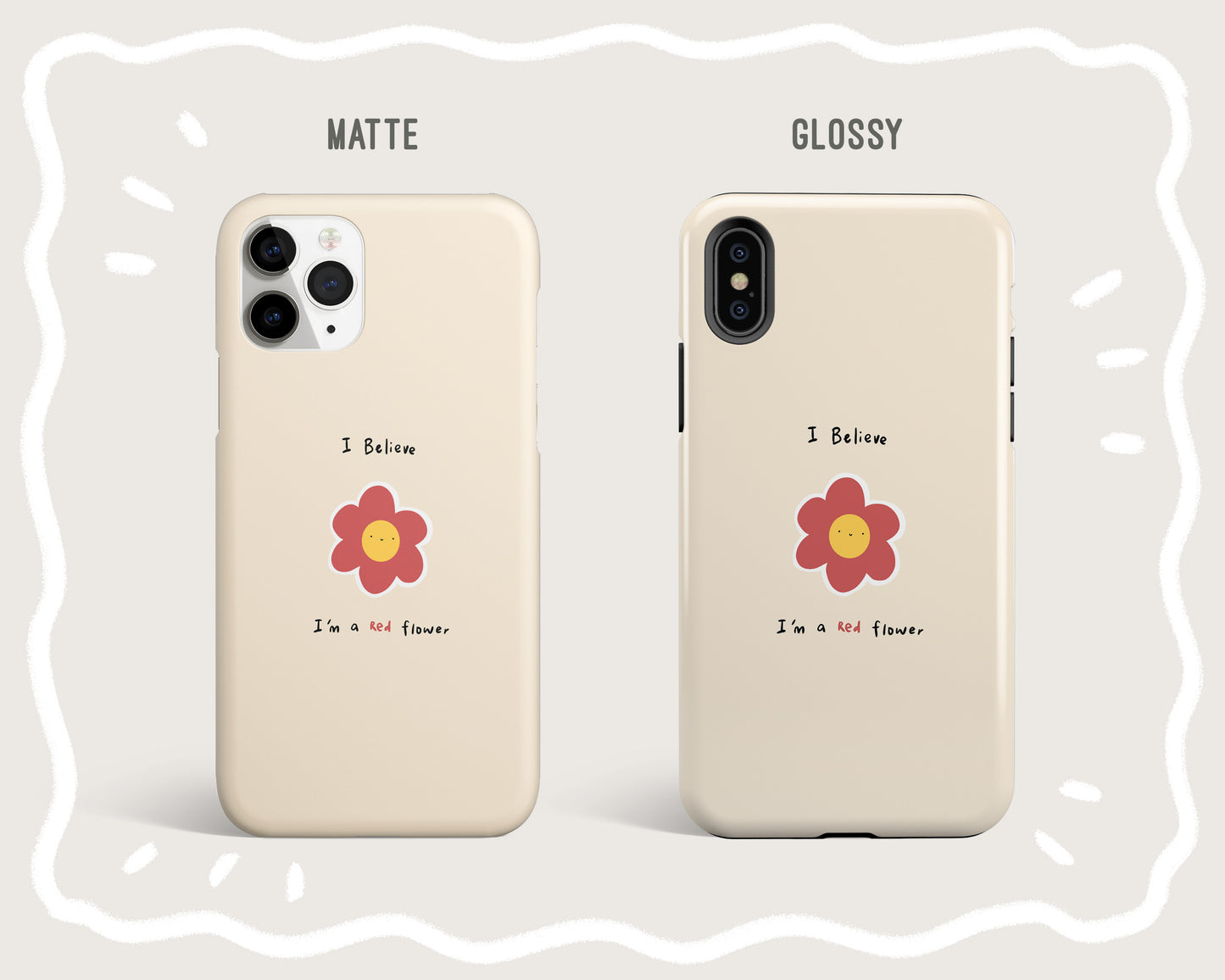 Red Flower Phone Case