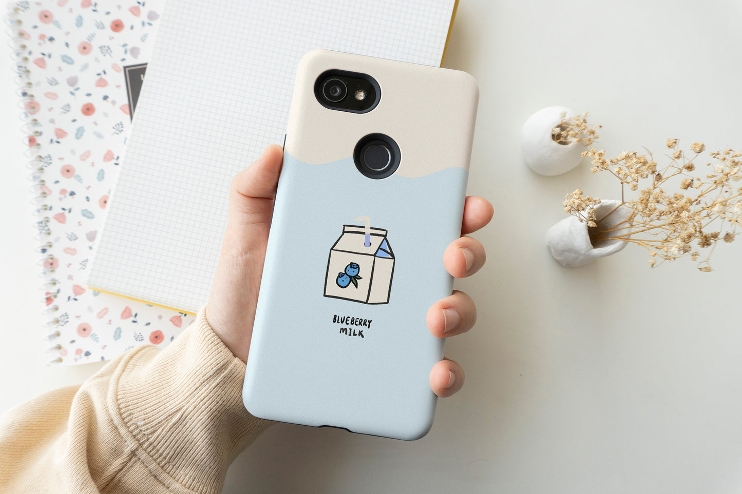 Blueberry Milk Phone Case