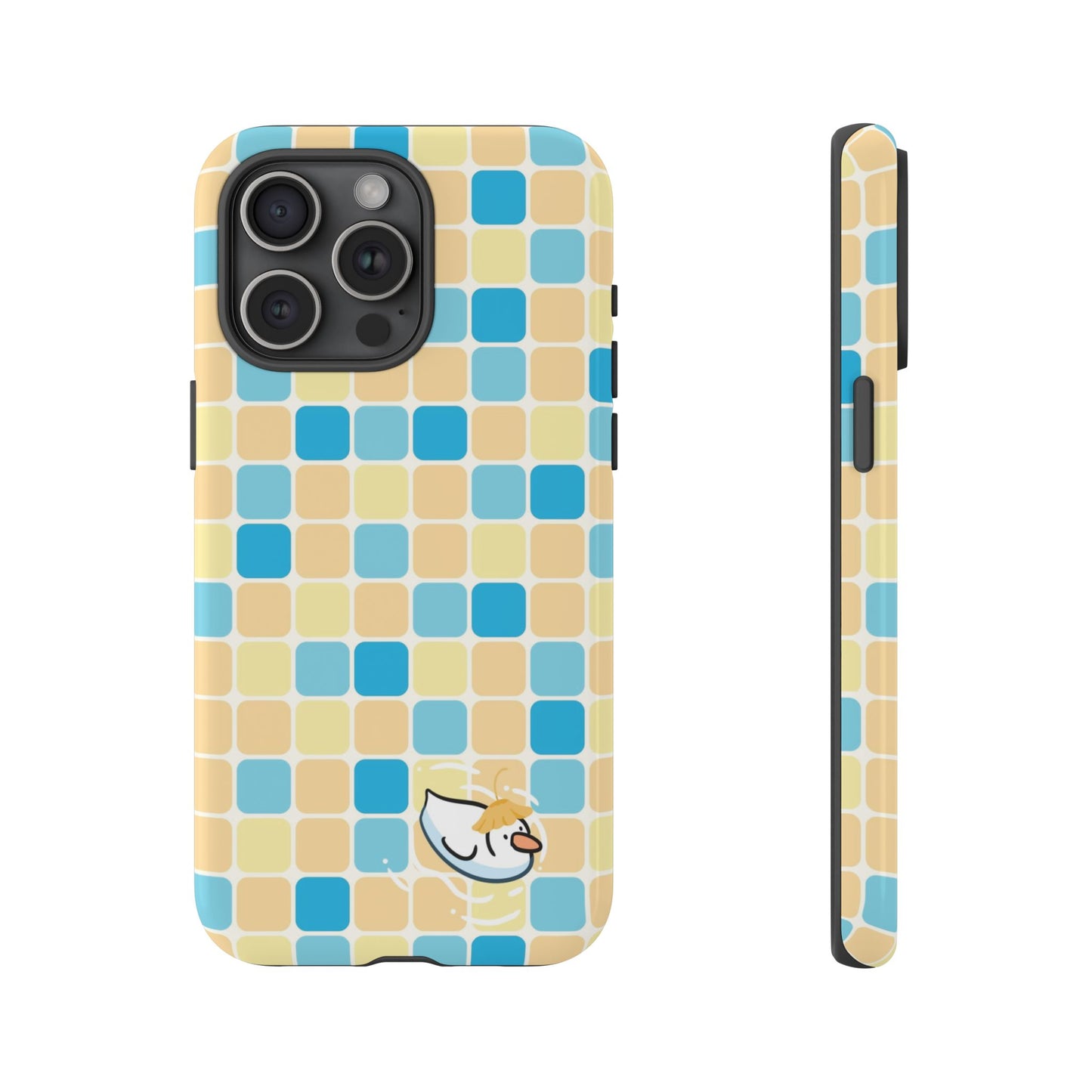 Duck In Swimming Pool Phone Case