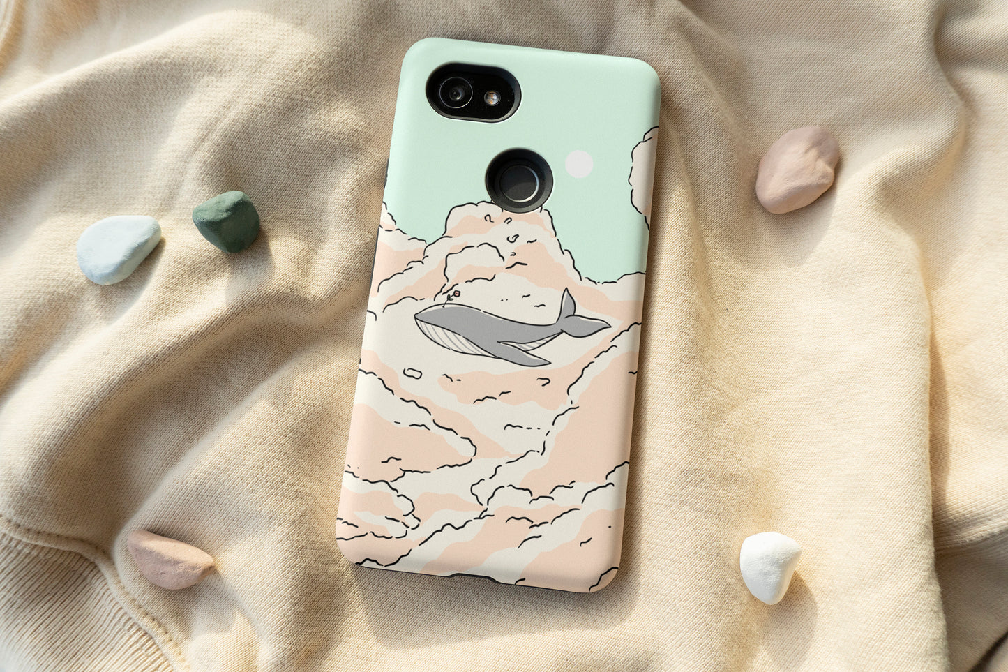 Whale In The Cloud Phone Case