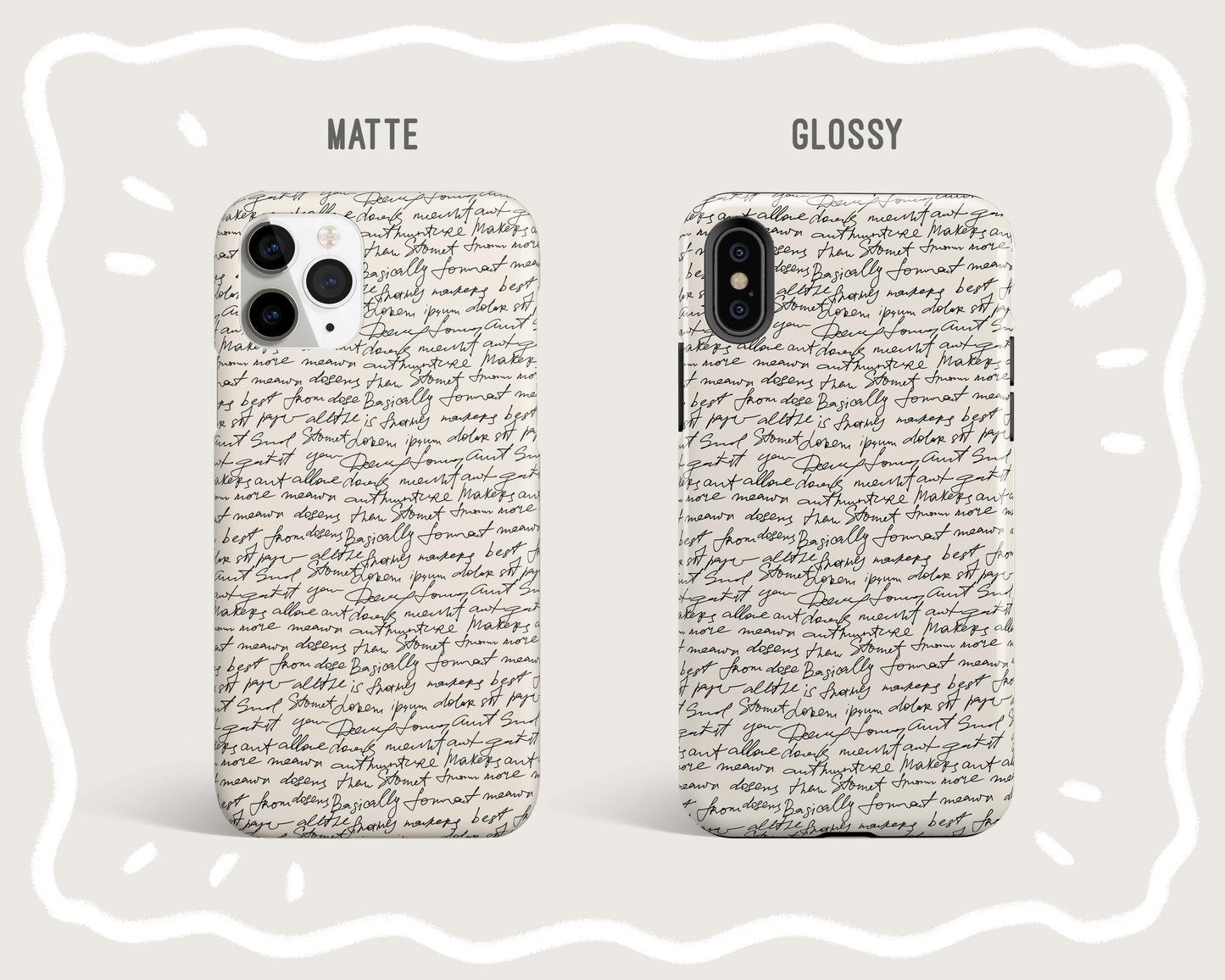 Art of Vintage Words Phone Case