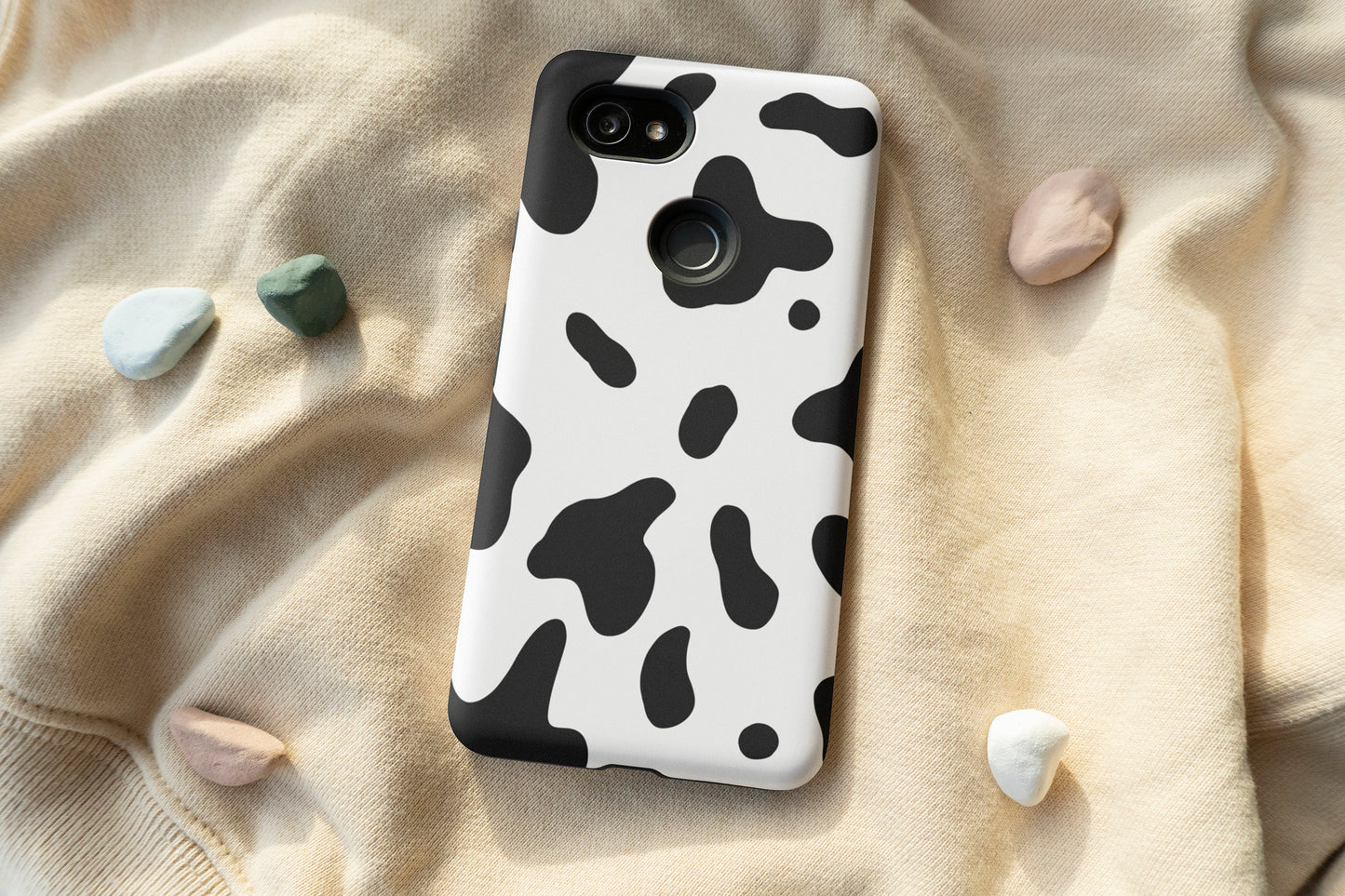 Black Milk Pattern Phone Case