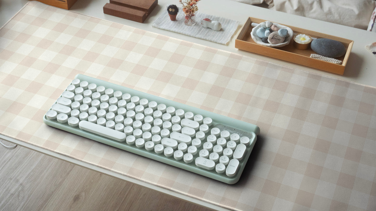 Brown Stripe Desk Pad