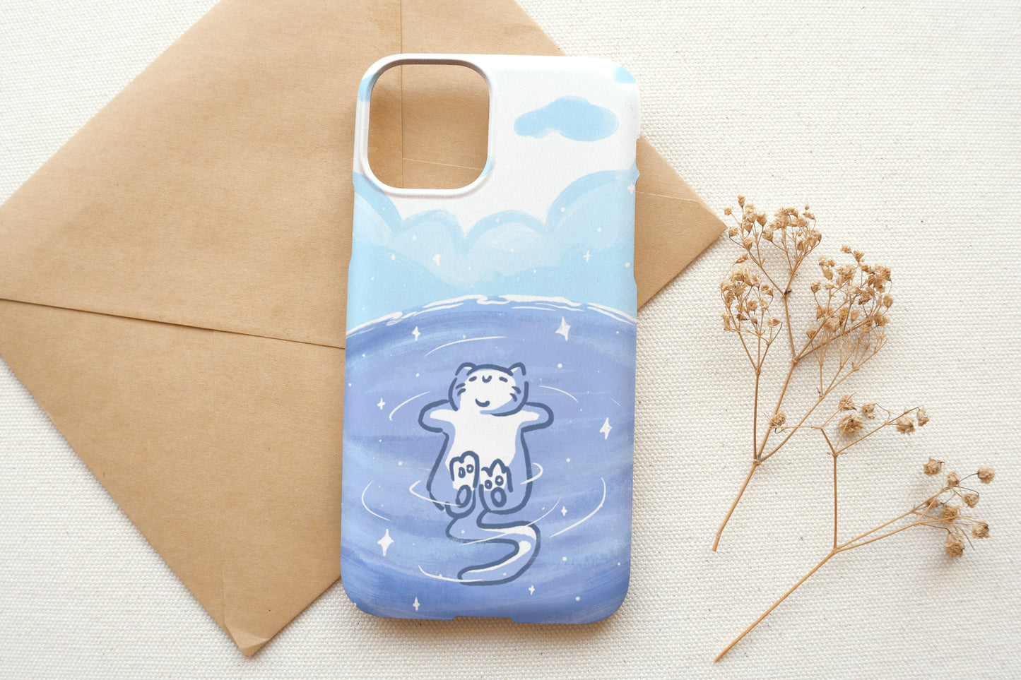 Cat Bathing Moment Phone Case