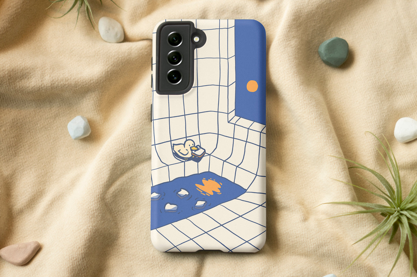 Duck In The Bathroom Phone Case