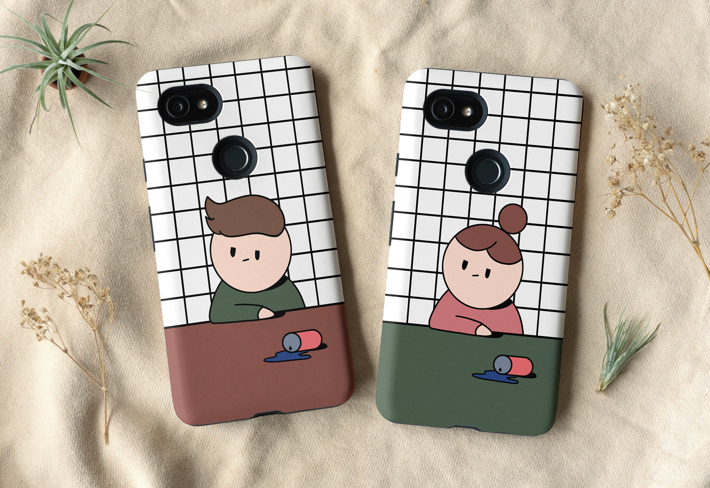 Couple Frustrated Boy Phone Case