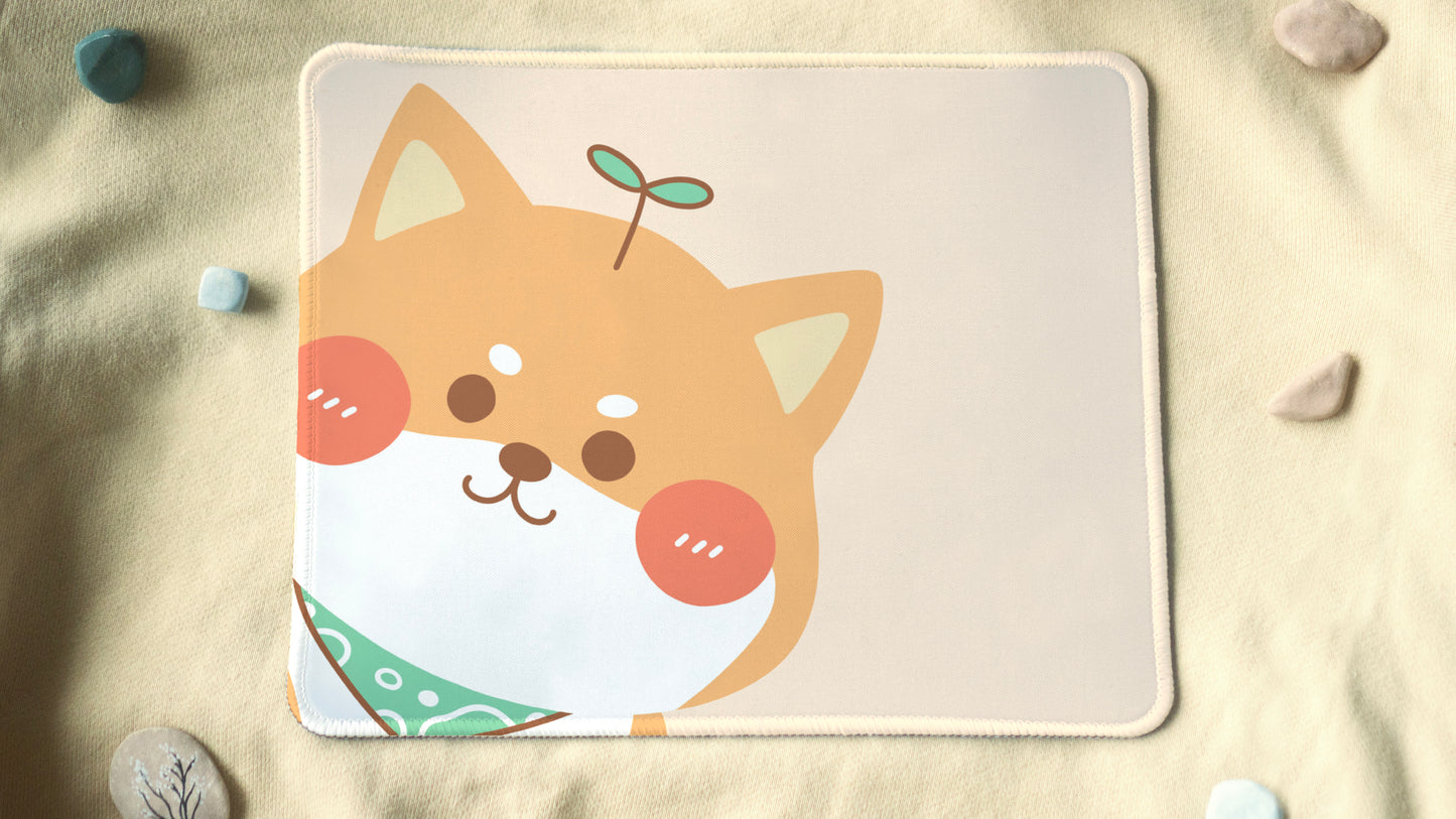 Smiley Shiba Desk Pad