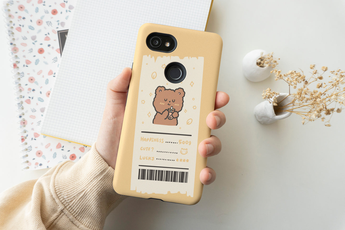 Bear Receipt Phone Case