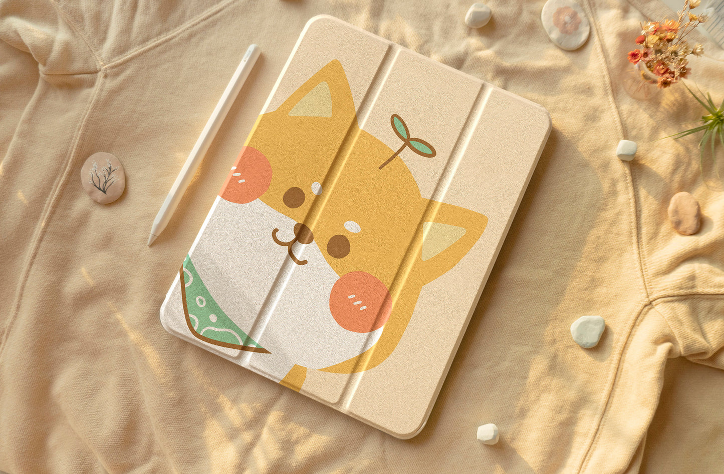 Smiley Shiba iPad Case