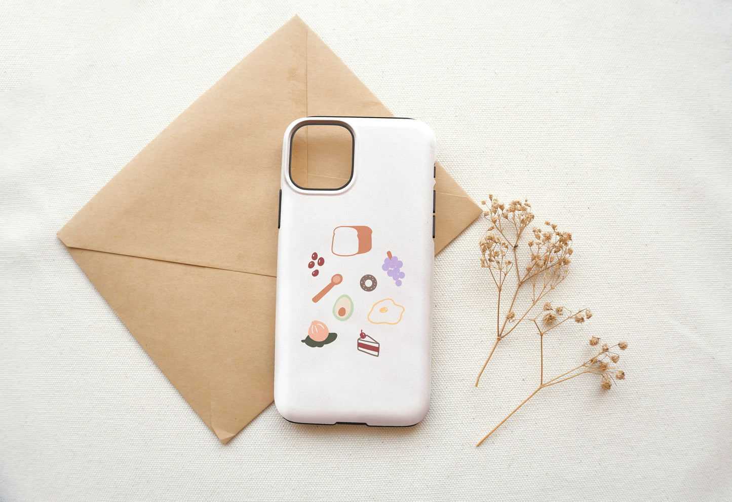 Food Doodle Phone Case
