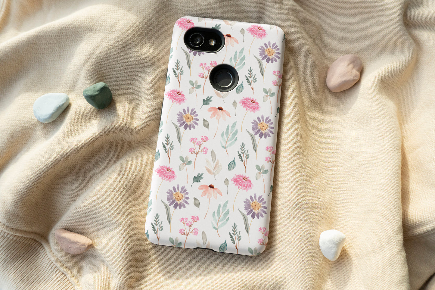 Vintage Flower Pattern Phone Case