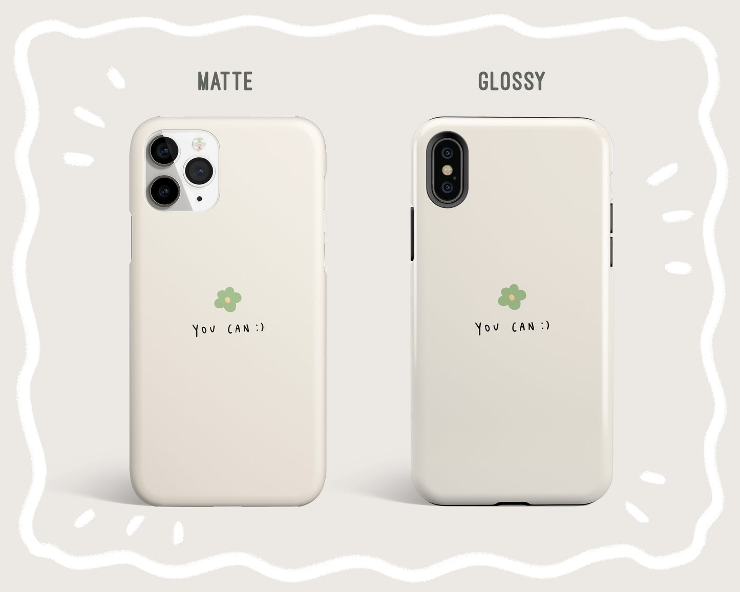 You Can - White Phone Case