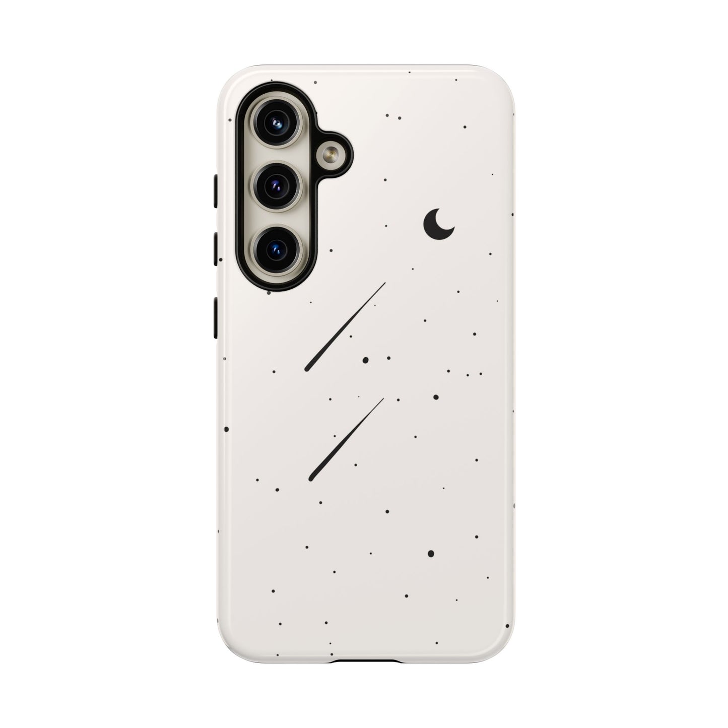 White Galaxy Art Phone Case