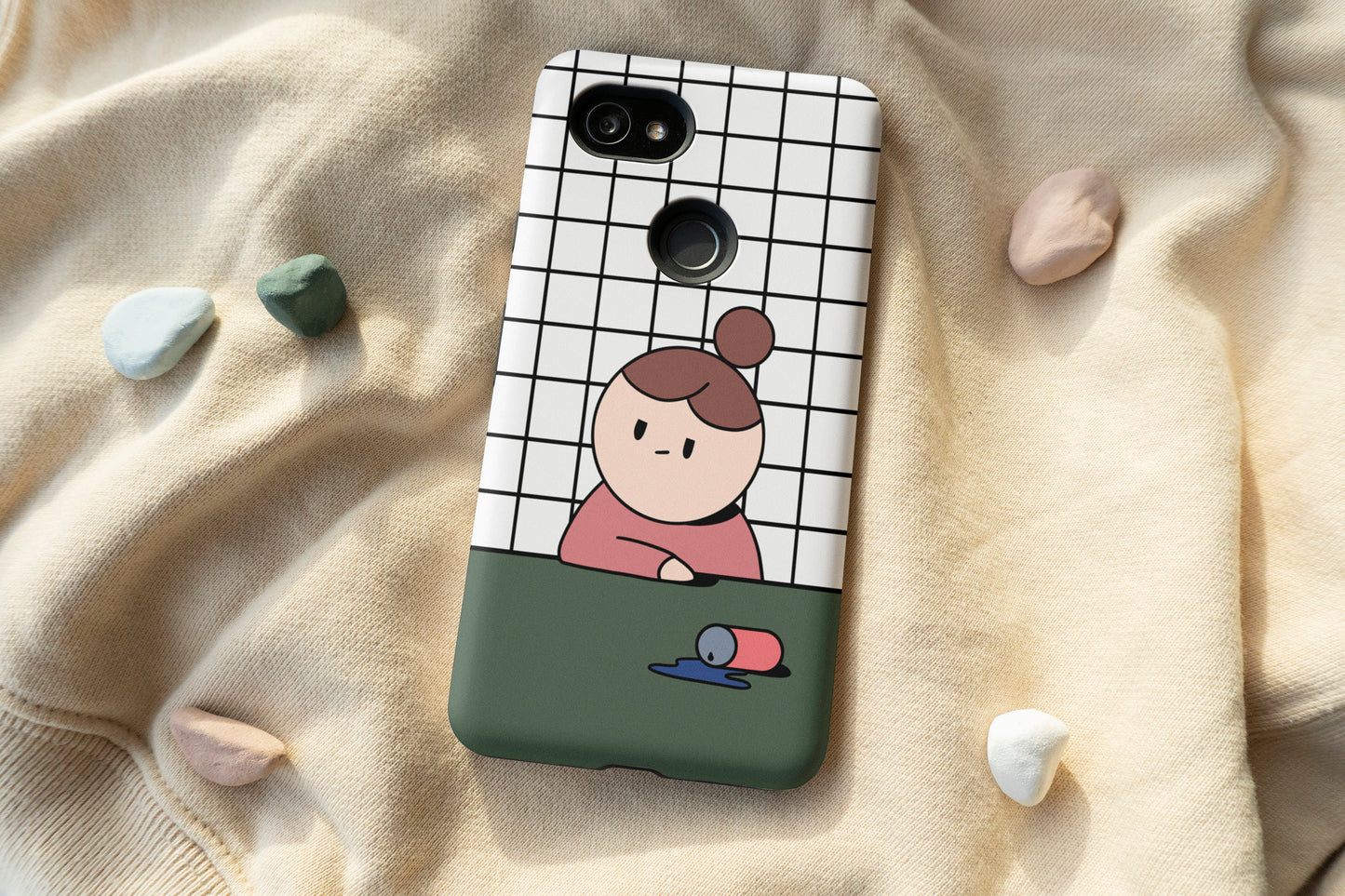 Couple Frustrated Girl Phone Case