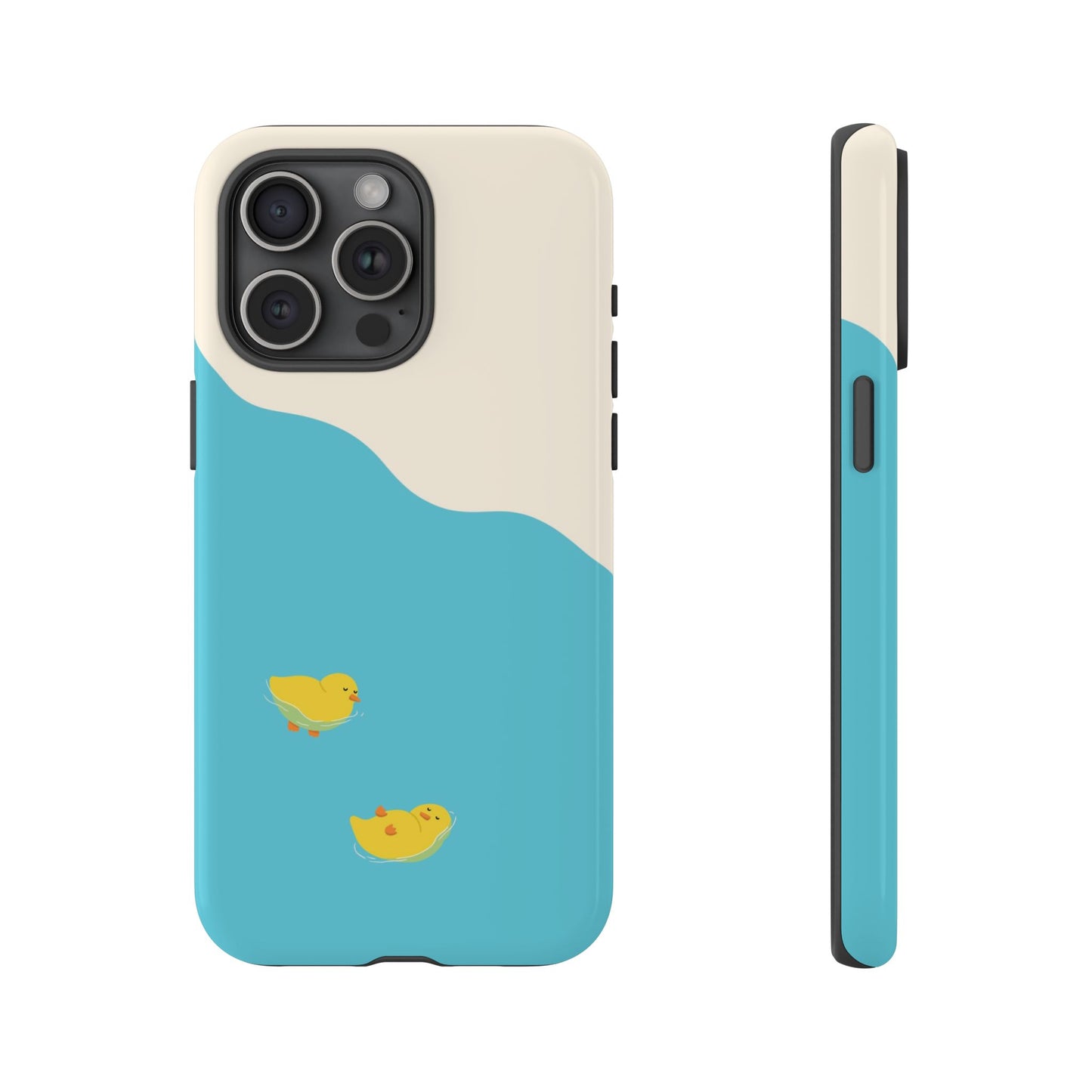 Two Swimming Ducks Phone Case