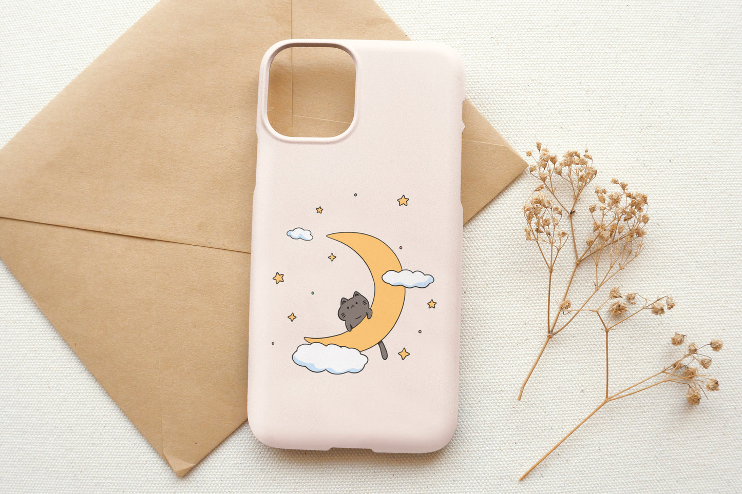 Lunar Cat Phone Case