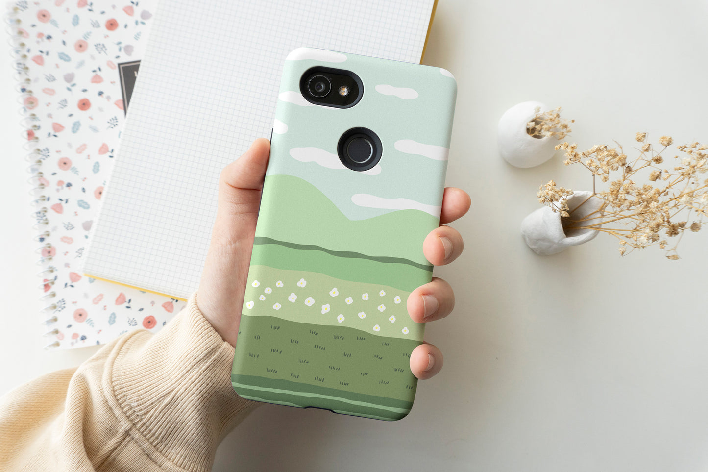 Greenland With Flower Phone Case