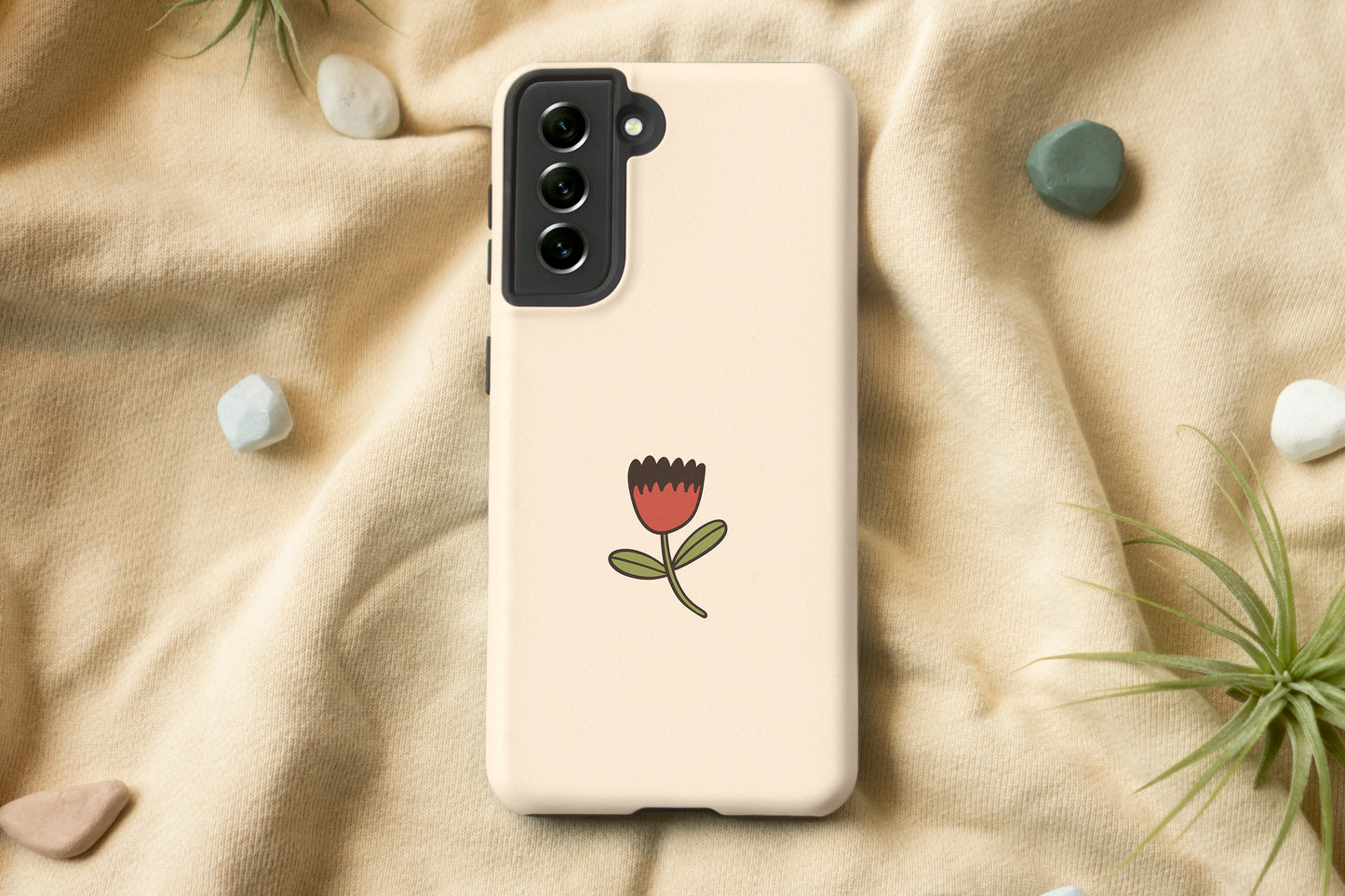 Red Flower Phone Case