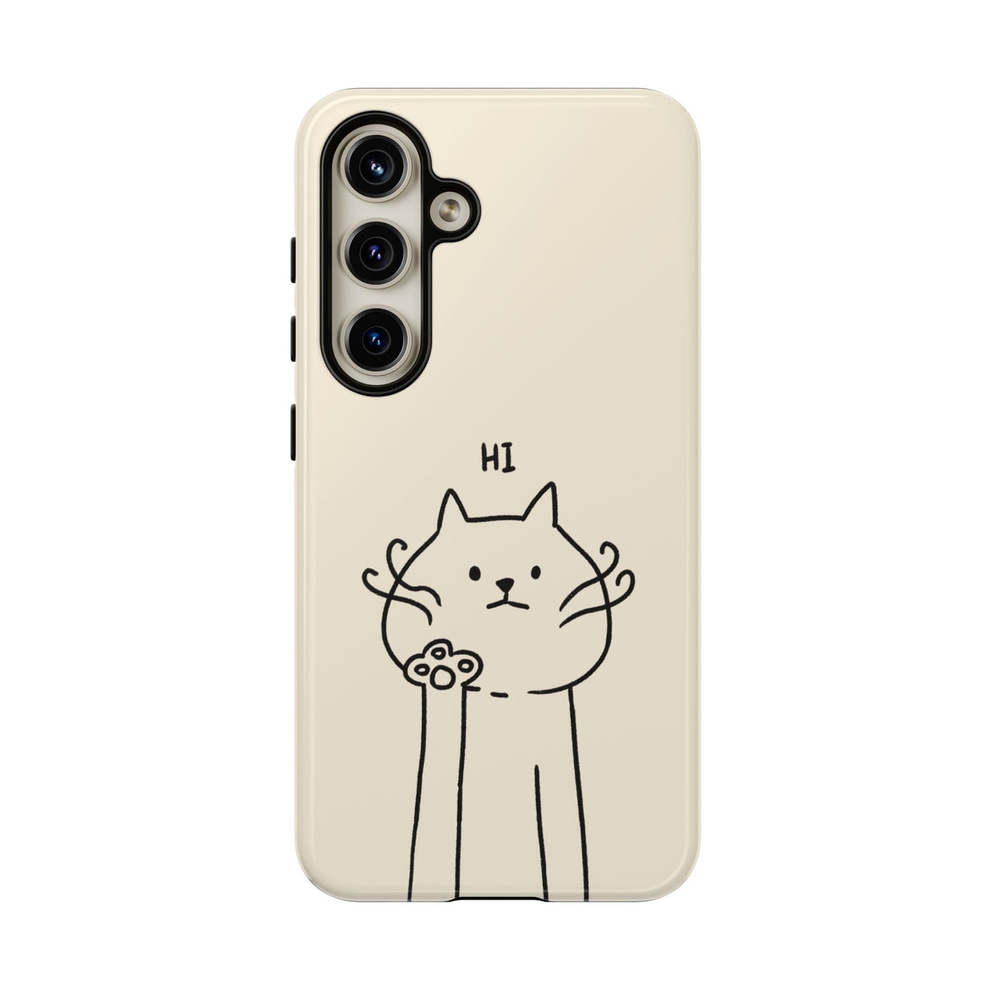 Cat Say Hi Phone Case