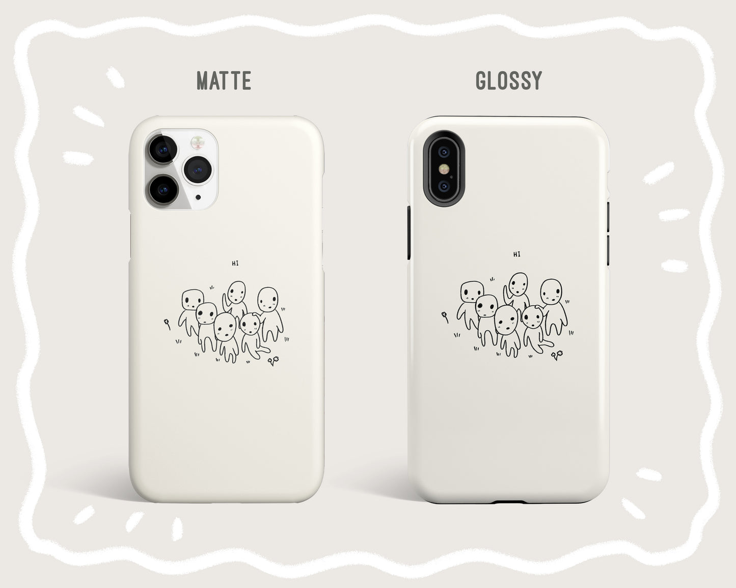 Kodama Forest Spirits Phone Case