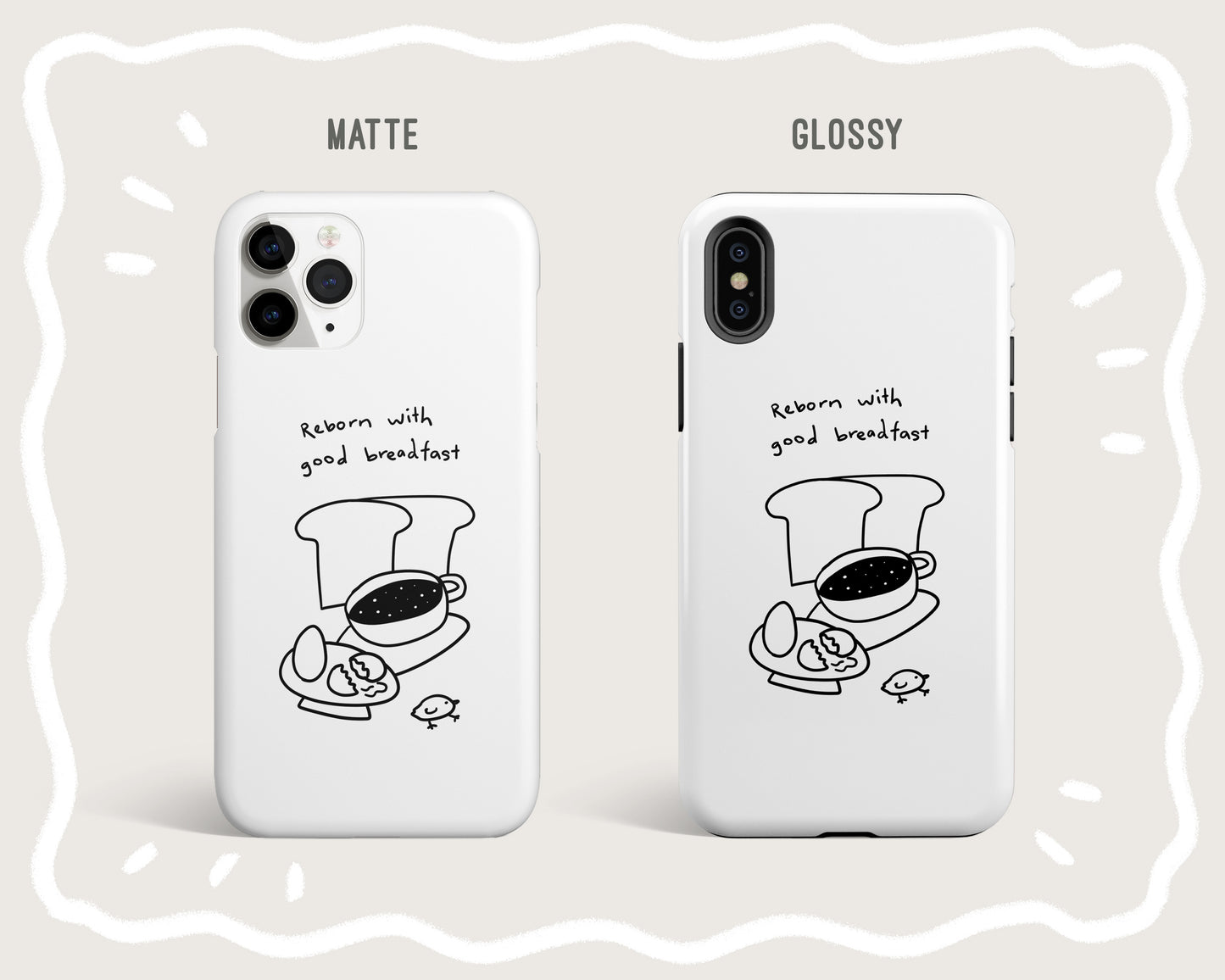 Reborn With Good Breakfast Phone Case
