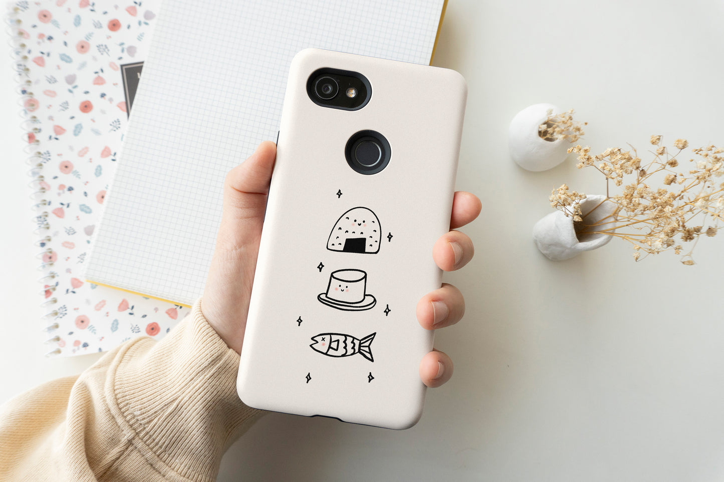 Kawaii Bento Trio Phone Case