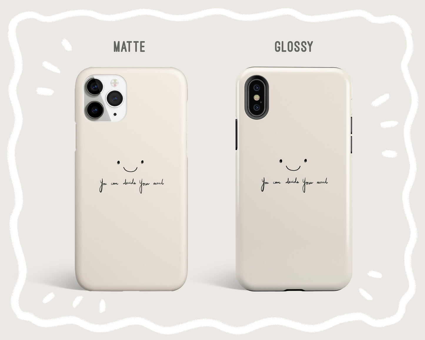 Decide Your Mood Phone Case