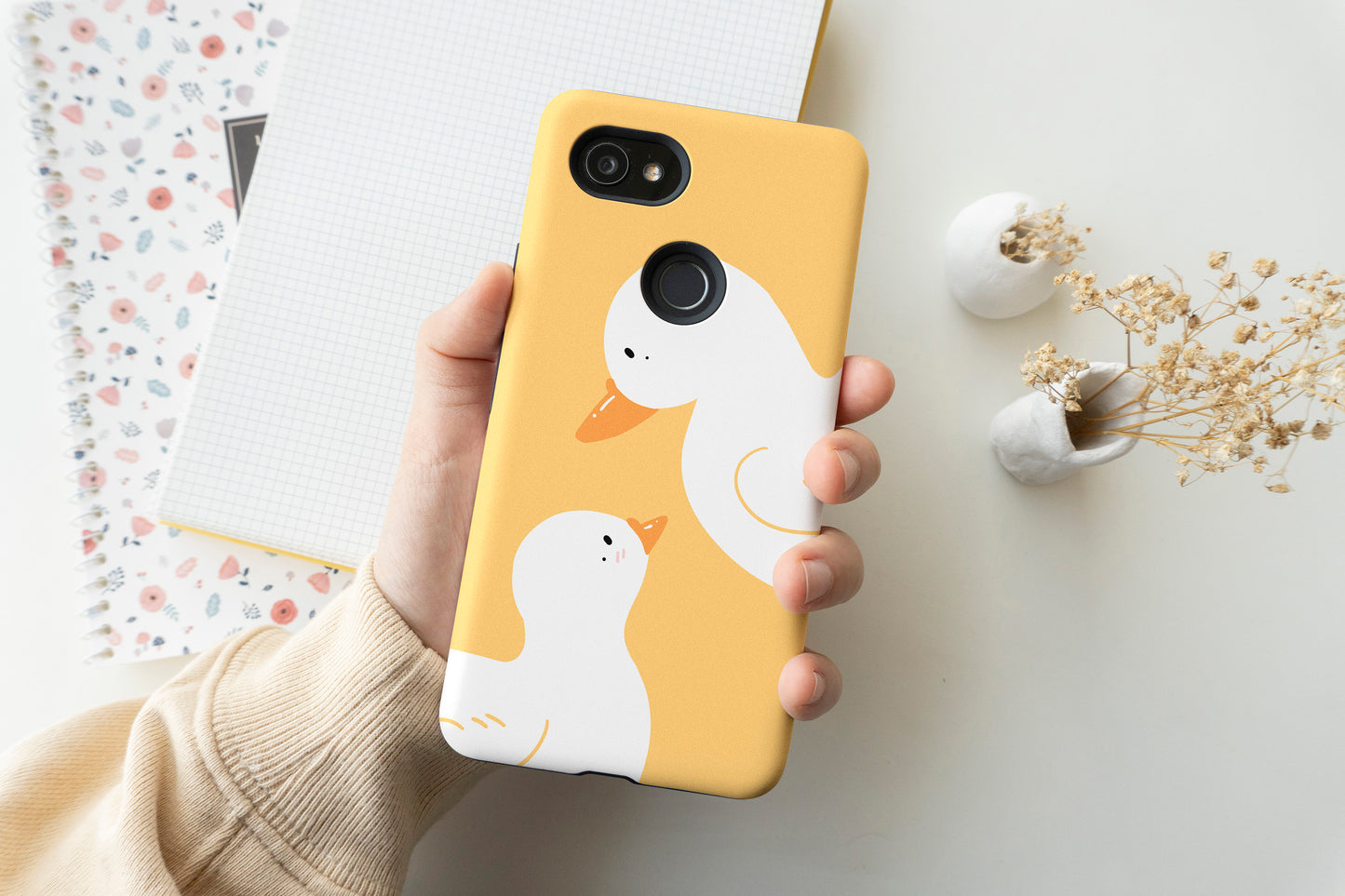 White Duck Phone Case