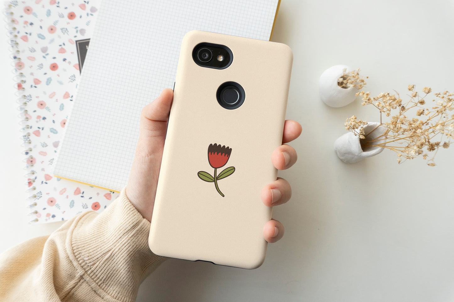 Red Flower Phone Case