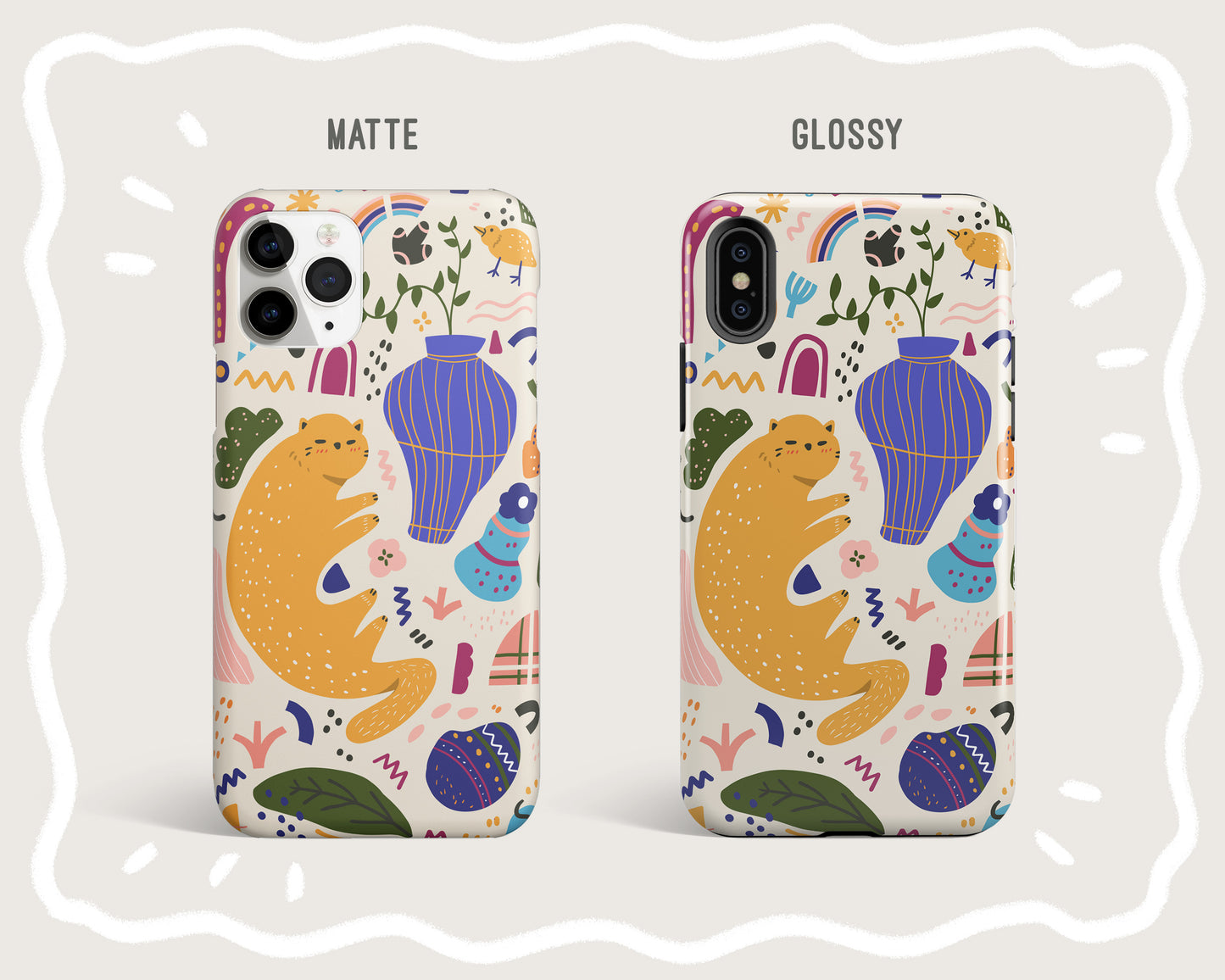 Dreamy Cat And Her Wonderland Phone Case