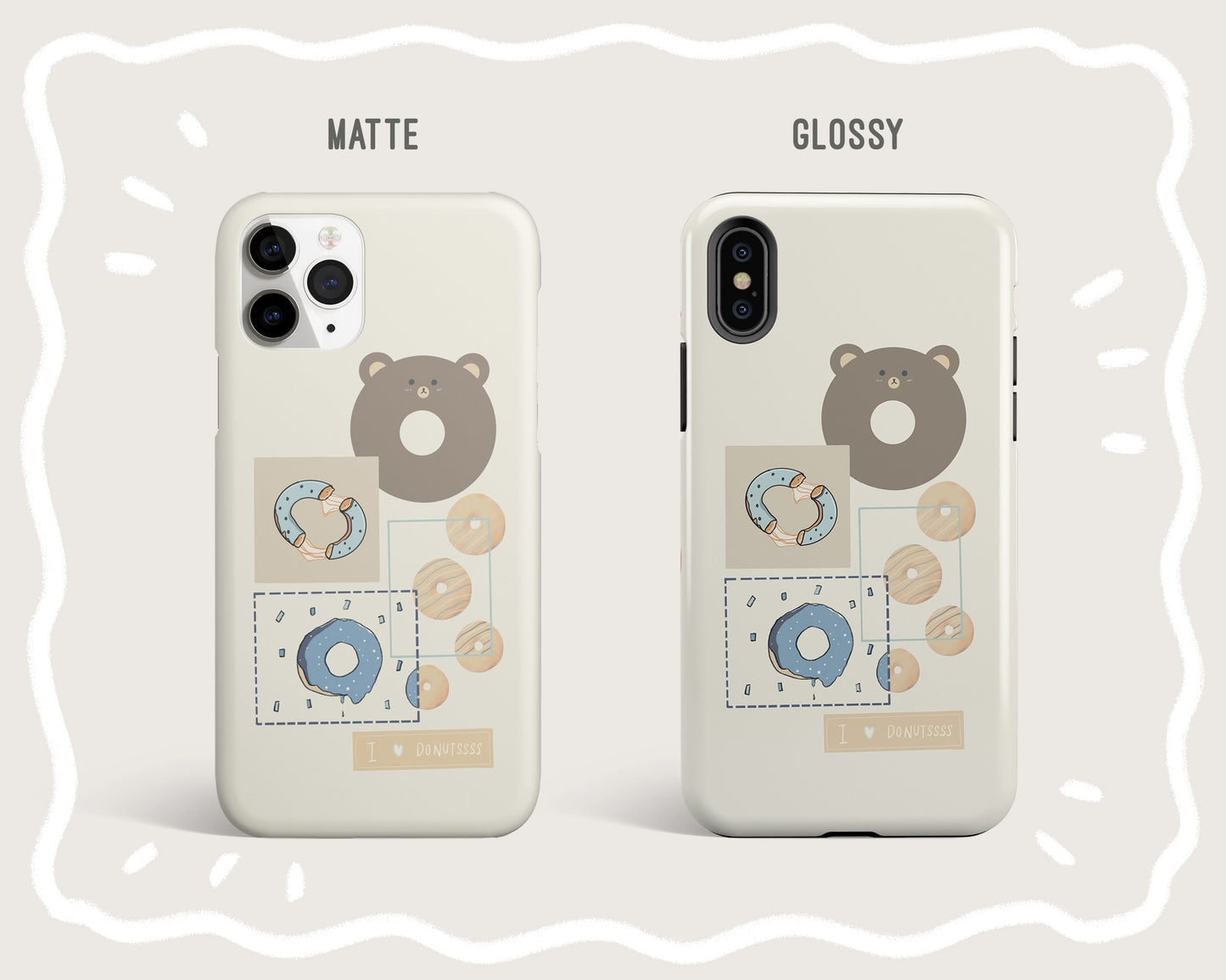 I Love Donuts Phone Case