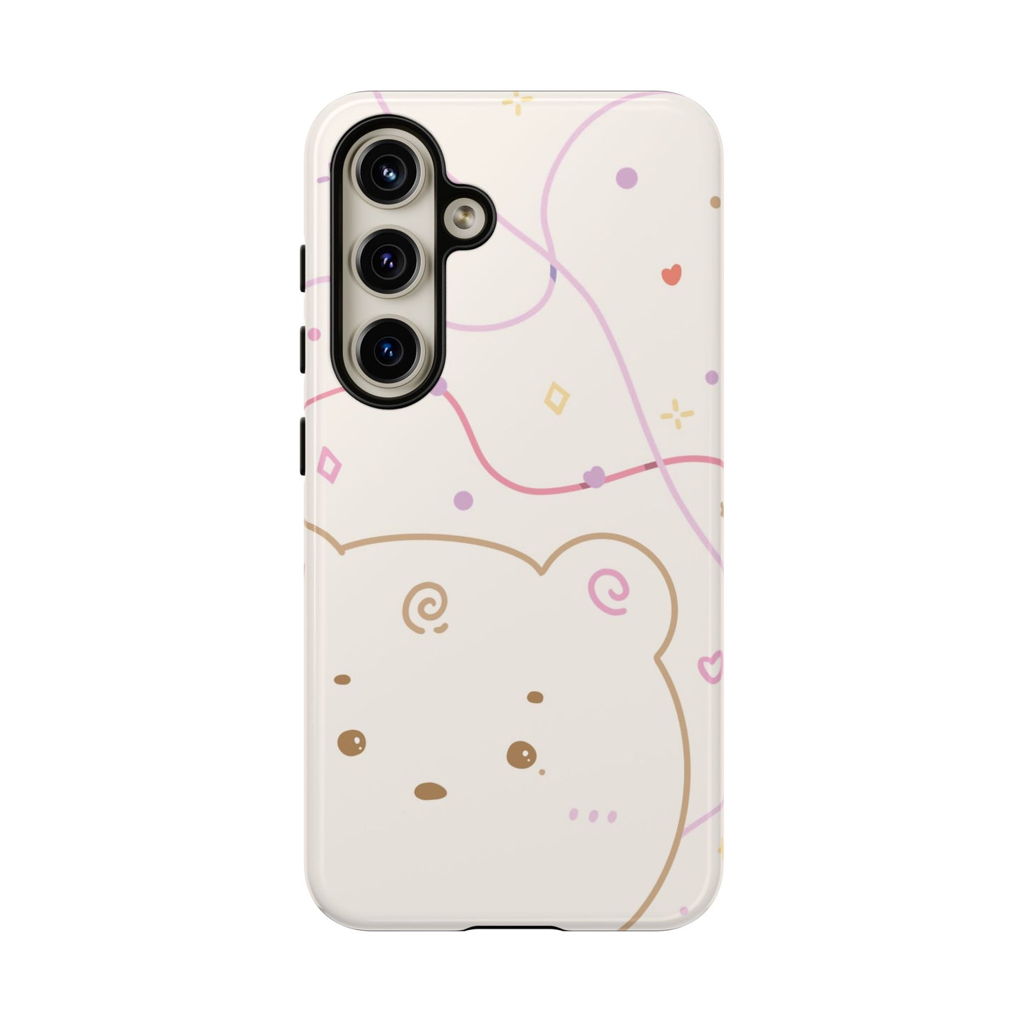 Bear Line Art Phone Case