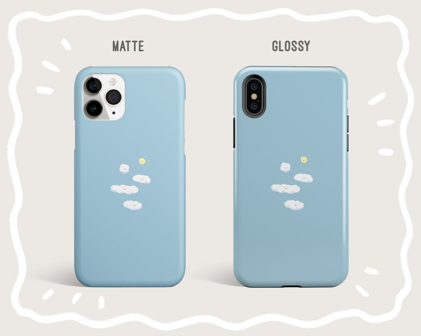 Little Cloud and Sun Phone Case