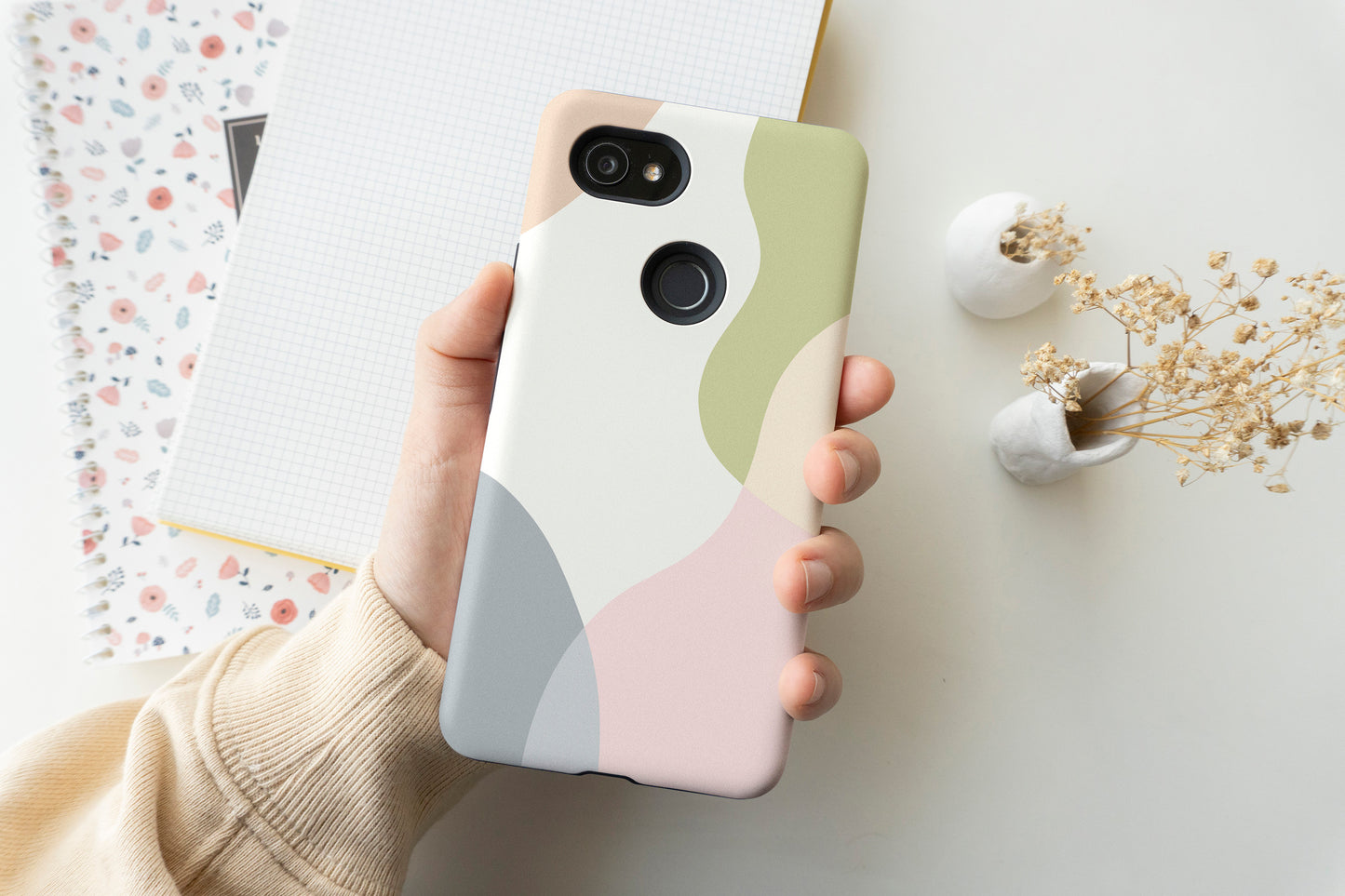 Pastel Colour Shape Phone Case